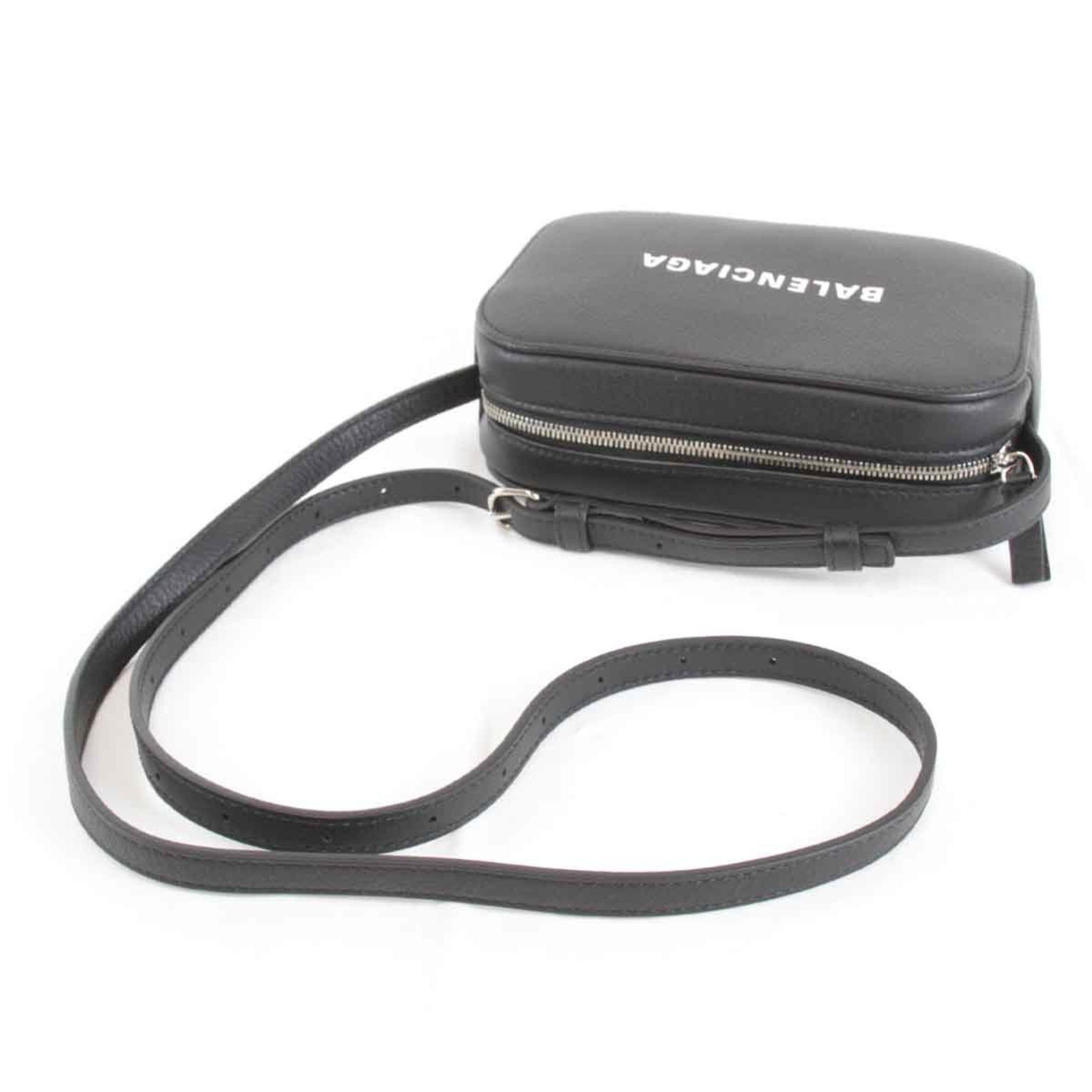 Balenciaga Black Leather Shoulder Bag (Pre-Owned)
