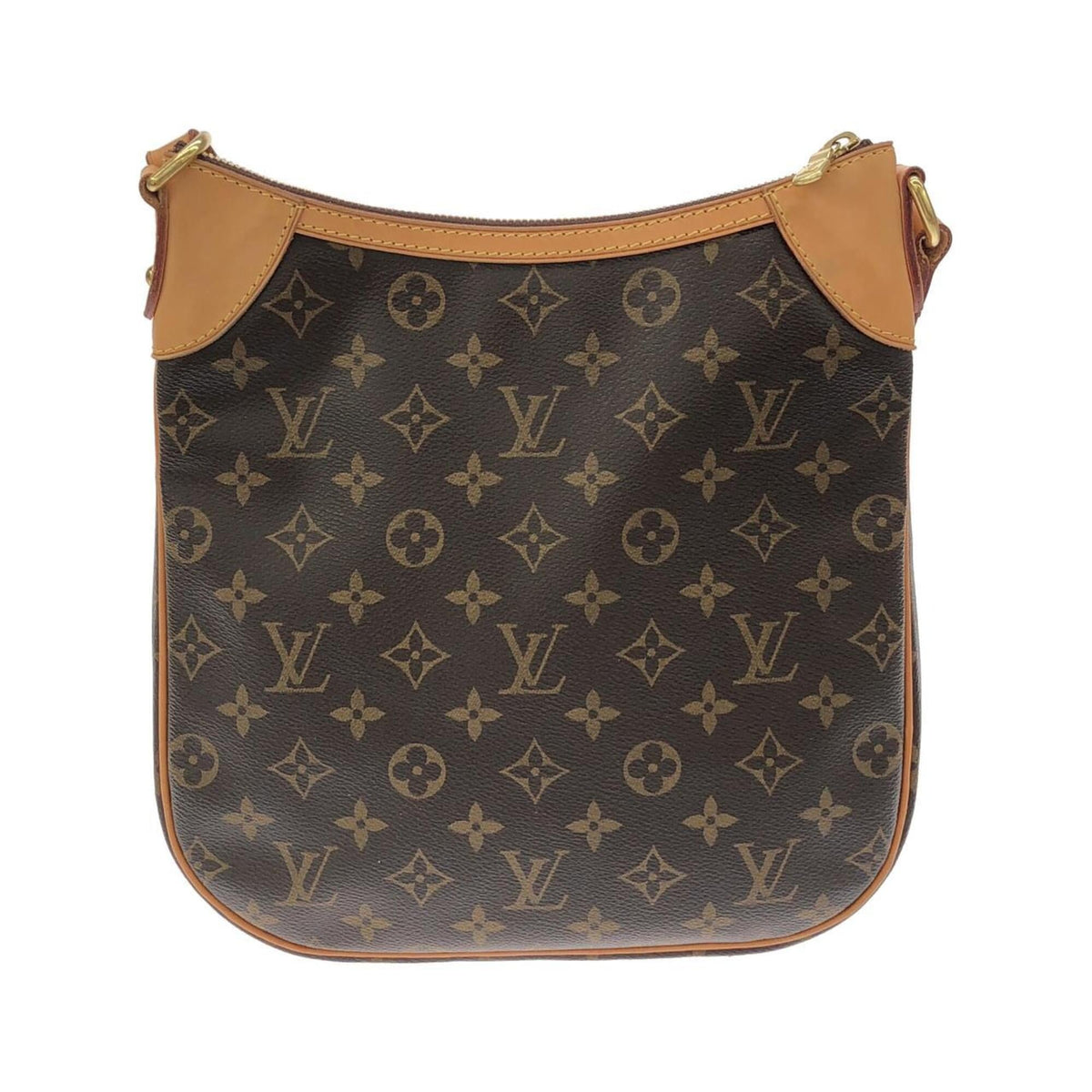 Louis Vuitton Marron Coated Canvas Shoulder Bag (Pre-Owned)