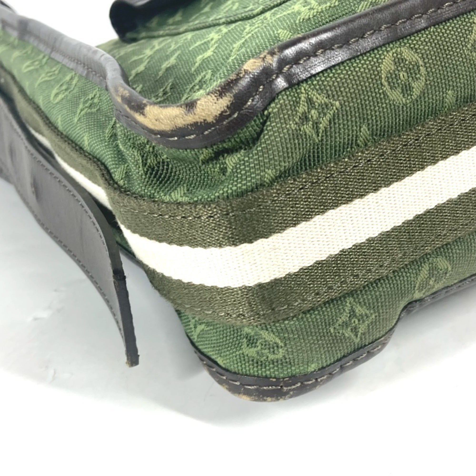 Louis Vuitton Khaki Monogram Mini Shoulder Bag (Pre-Owned)