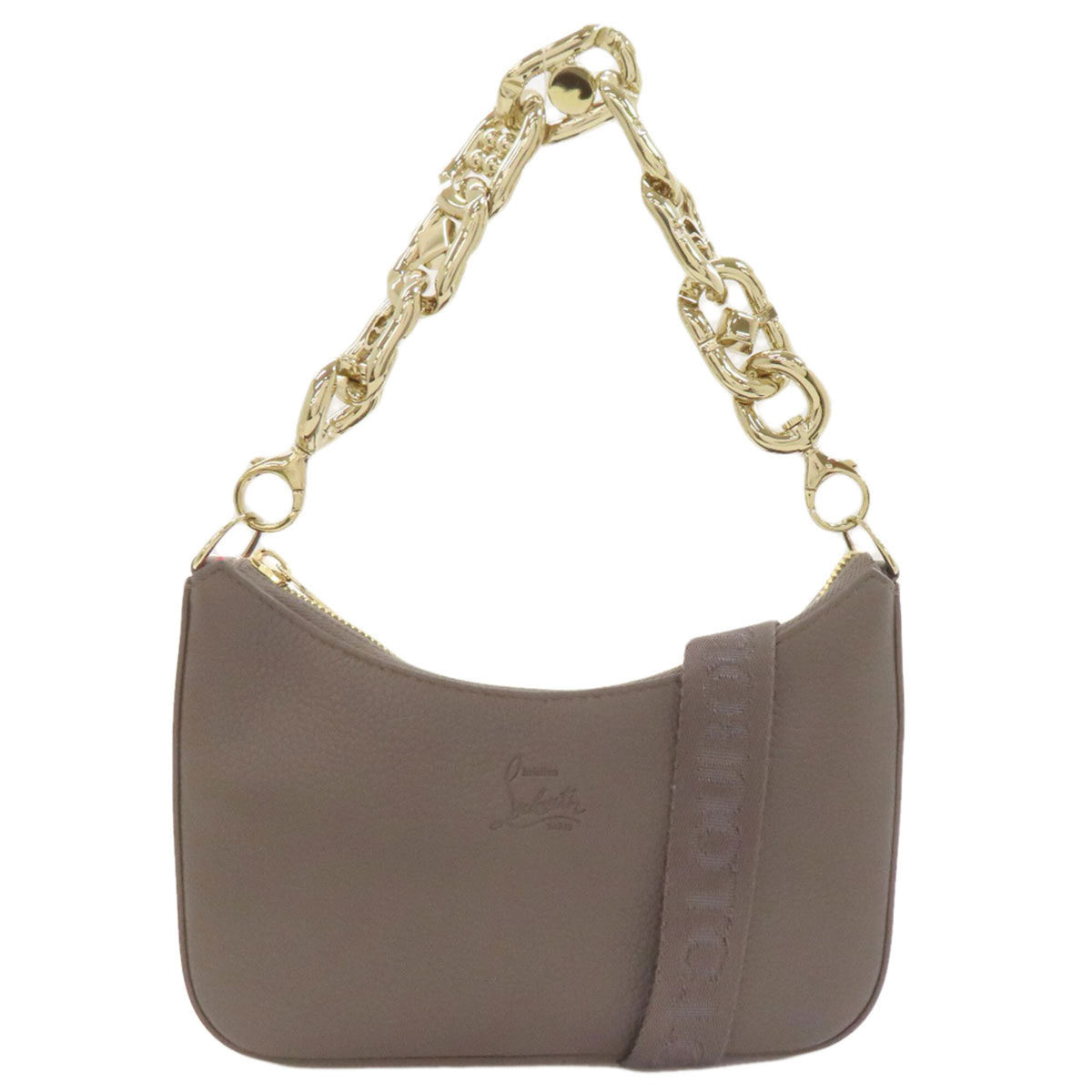 Christian Louboutin Gray Leather Handbag (Pre-Owned)