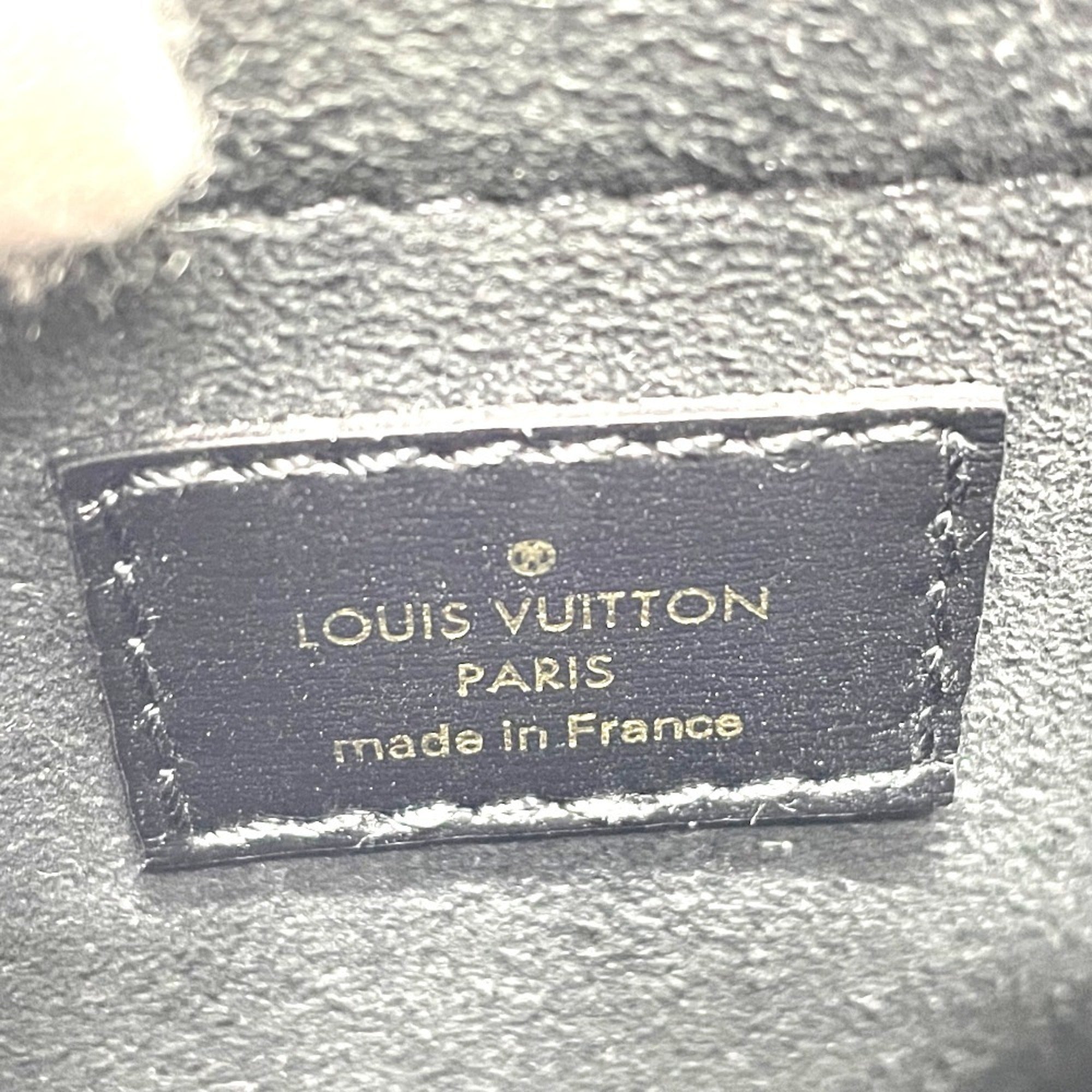 Louis Vuitton Black Blue Jacquard Handbag (Pre-Owned)