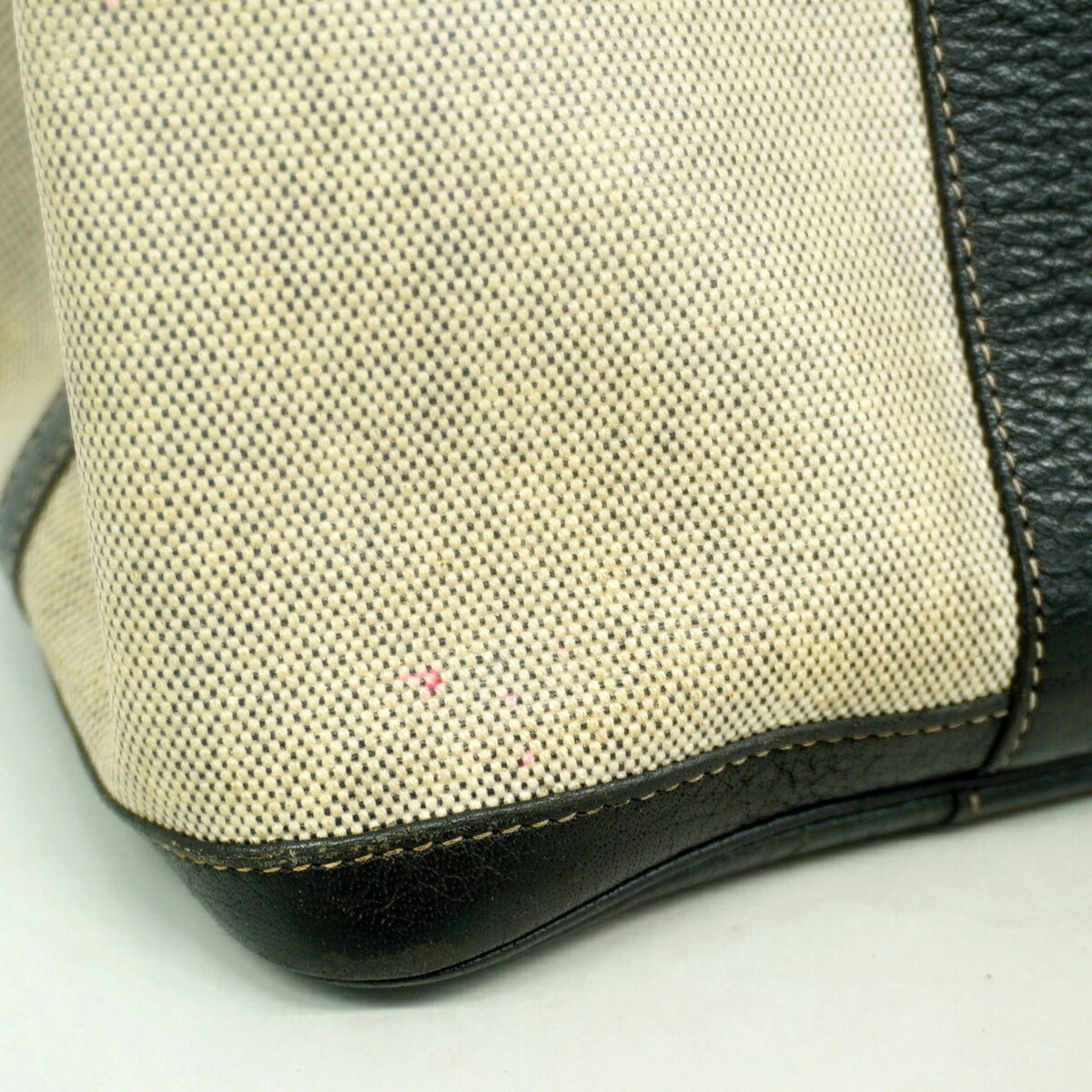 Hermes Black Toile H Tote Bag (Pre-Owned)