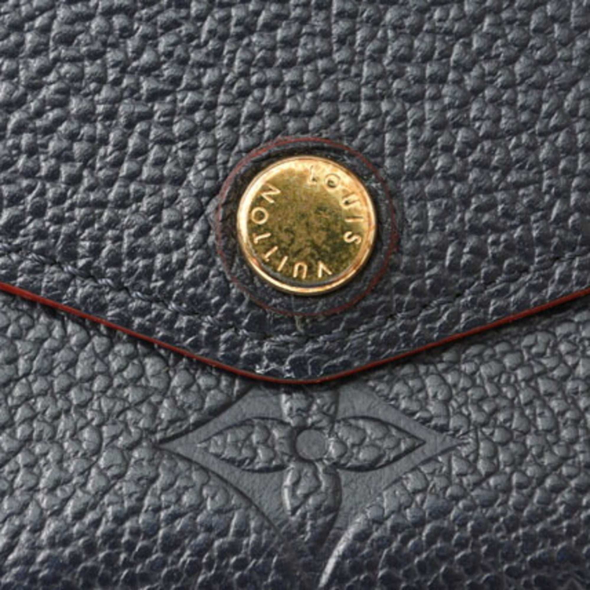 Louis Vuitton Rouge Monogram Empreinte Long Wallet (Bi-Fold) (Pre-Owned)