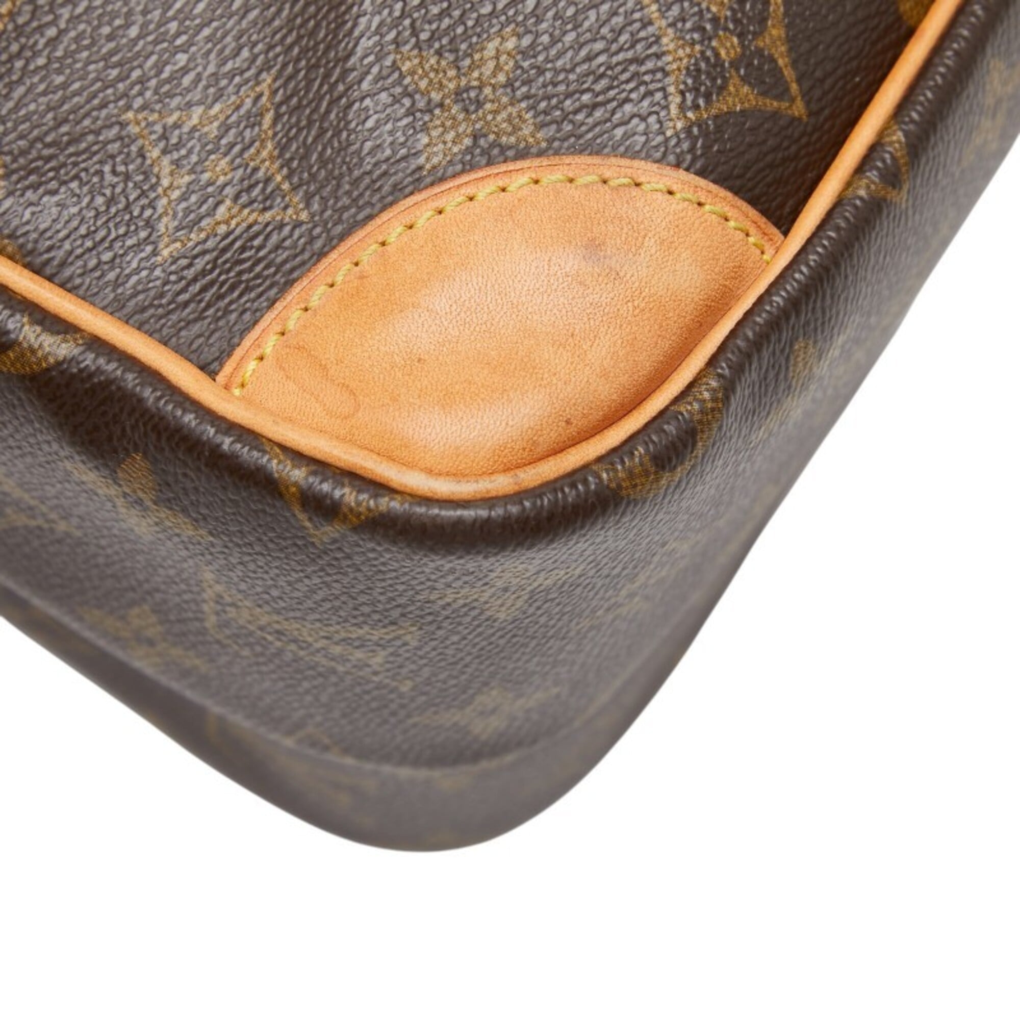 Louis Vuitton Brown Pvc Leather Shoulder Bag (Pre-Owned)