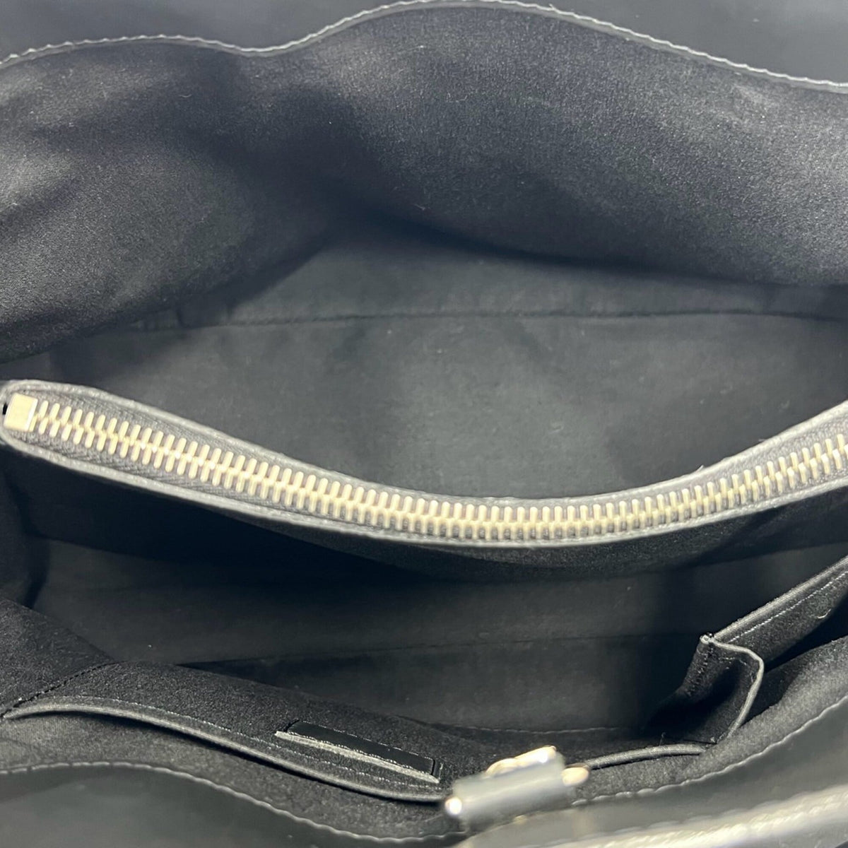 Louis Vuitton Black Leather Boston Bag Handbag Tote Bag (Pre-Owned)