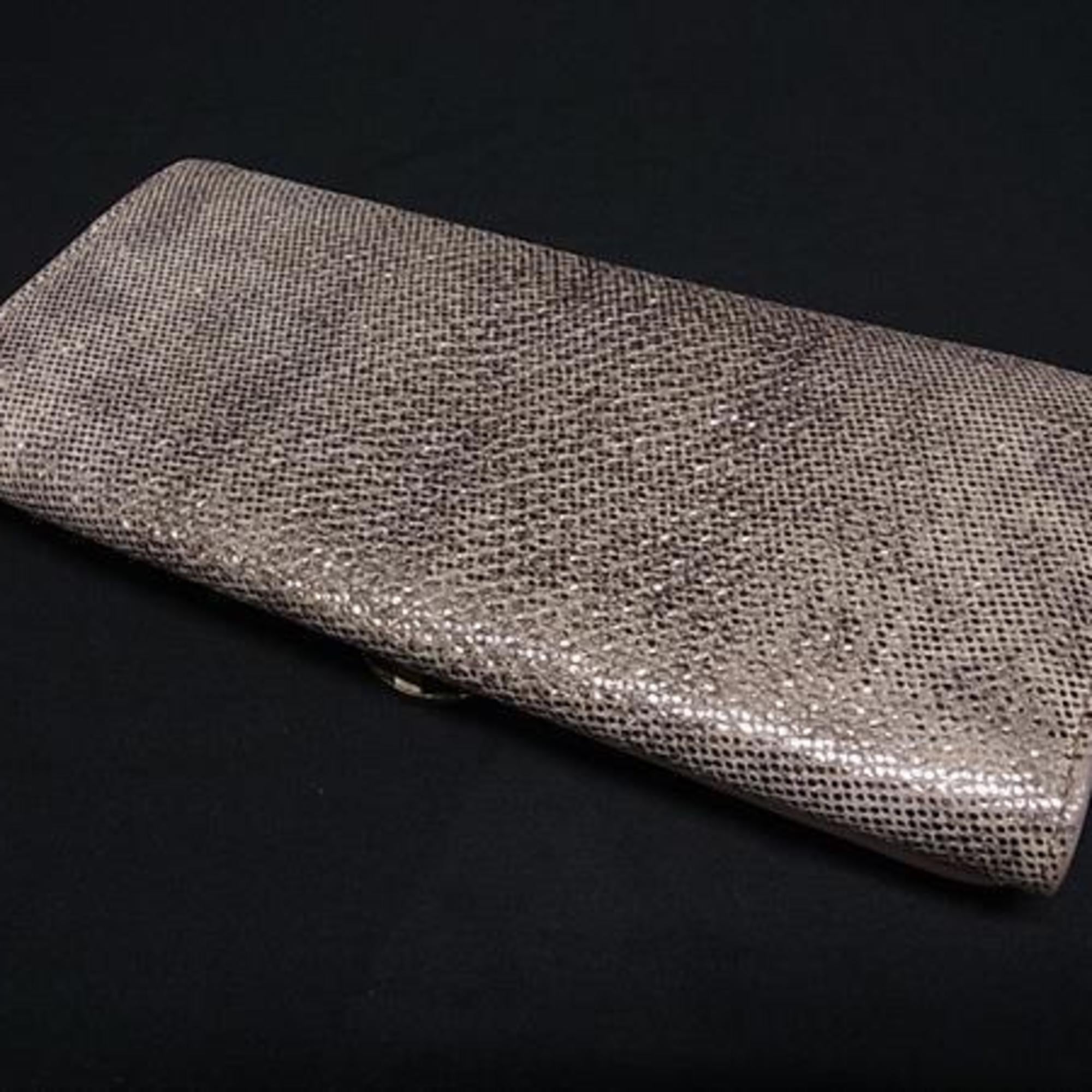 Bvlgari Beige Beige Gold Leather Long Wallet (Bi-Fold) (Pre-Owned)
