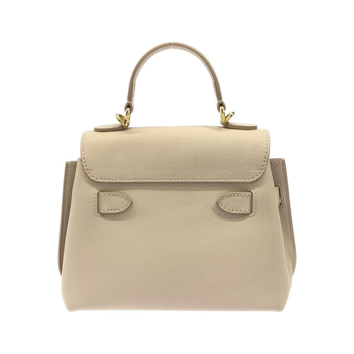 Louis Vuitton Grayish Leather Handbag (Pre-Owned)