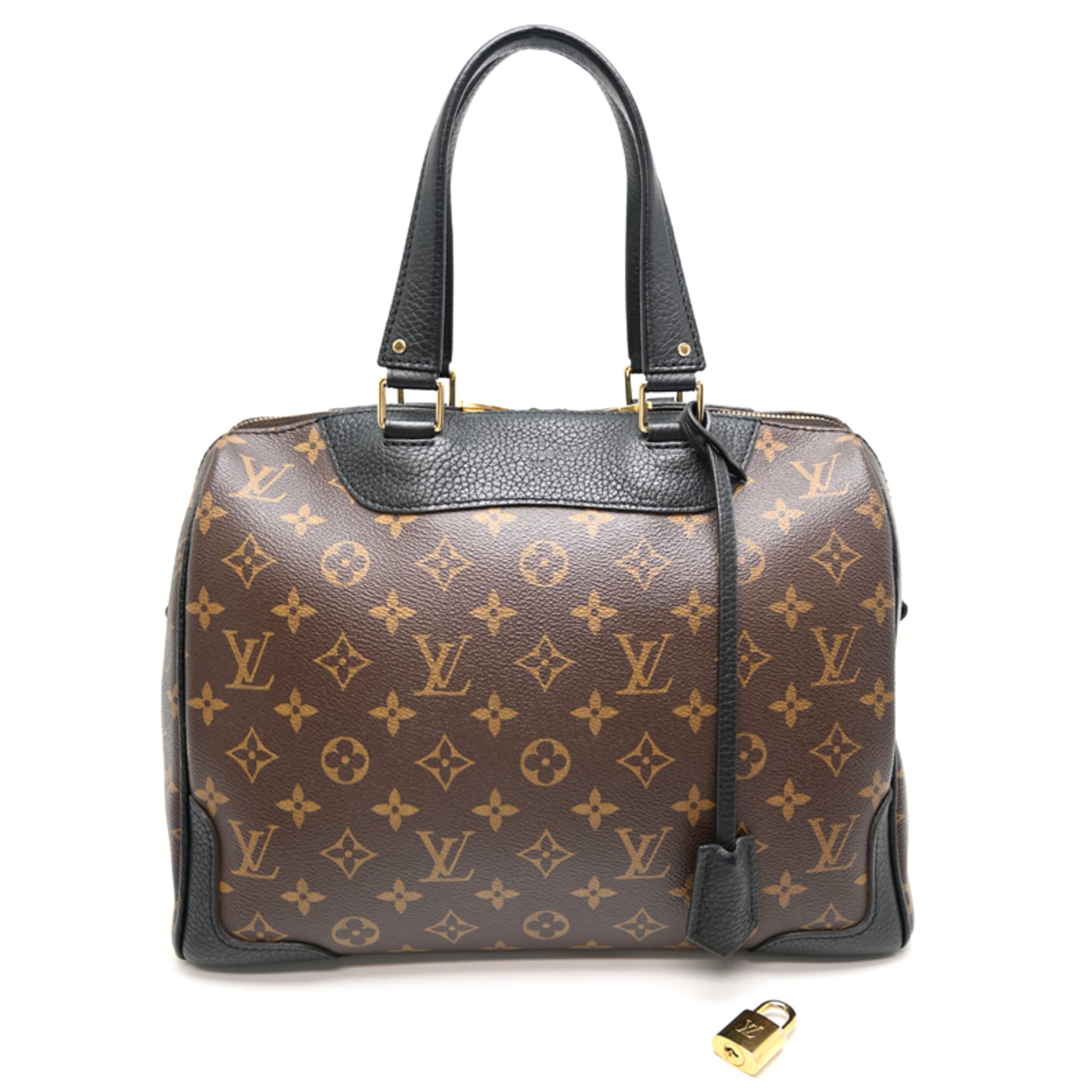 Louis Vuitton Black Brown Noir Monogram Handbag (Pre-Owned)