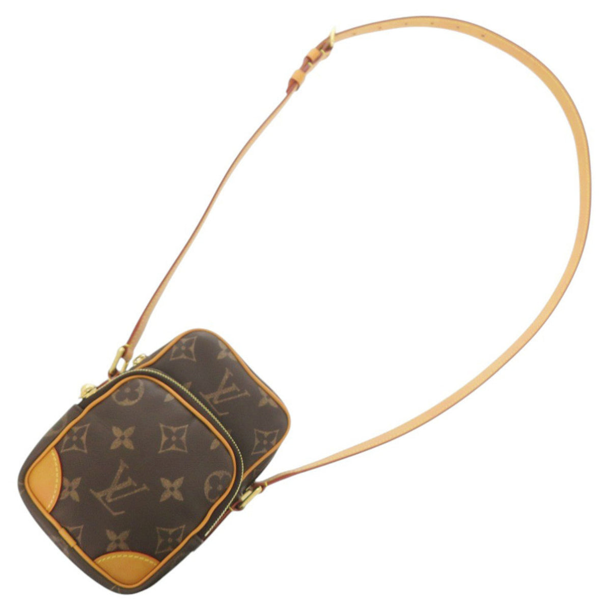Louis Vuitton Brown Monogram Monogram Leather Shoulder Bag (Pre-Owned)