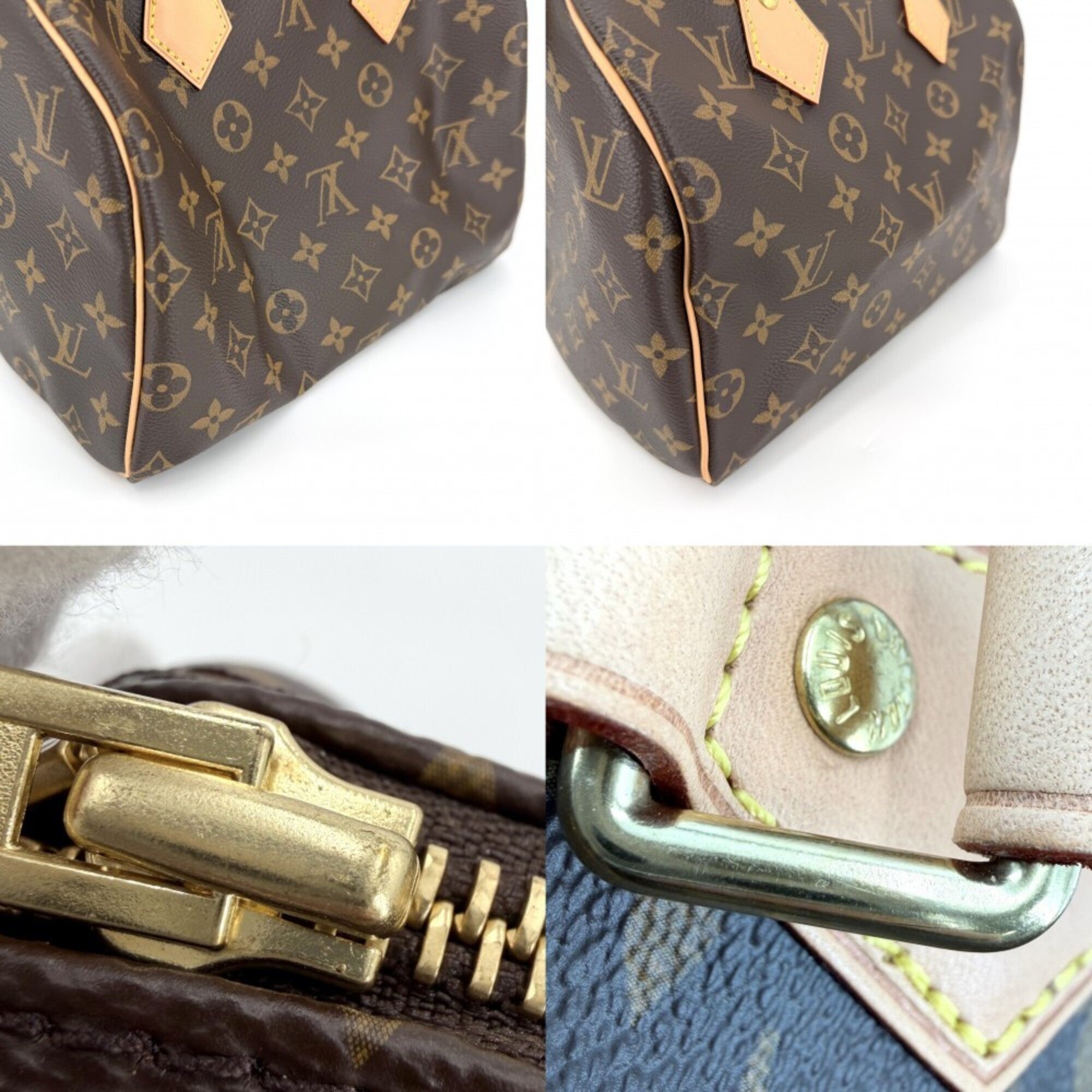 Louis Vuitton Monogram Brown Monogram Boston Bag Handbag (Pre-Owned)