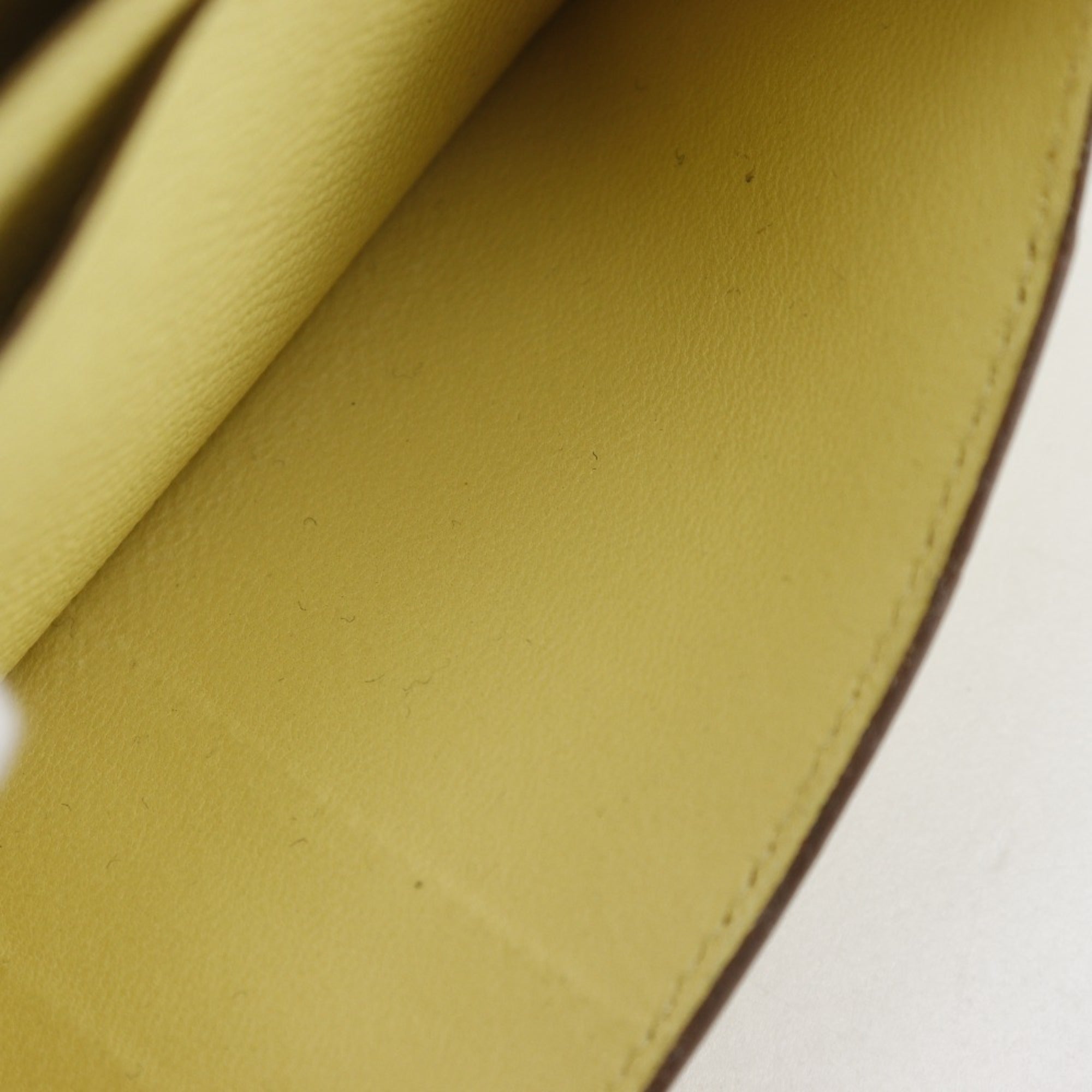 Hermes Yellow Epsom Leather Long Wallet (Bi-Fold) (Pre-Owned)
