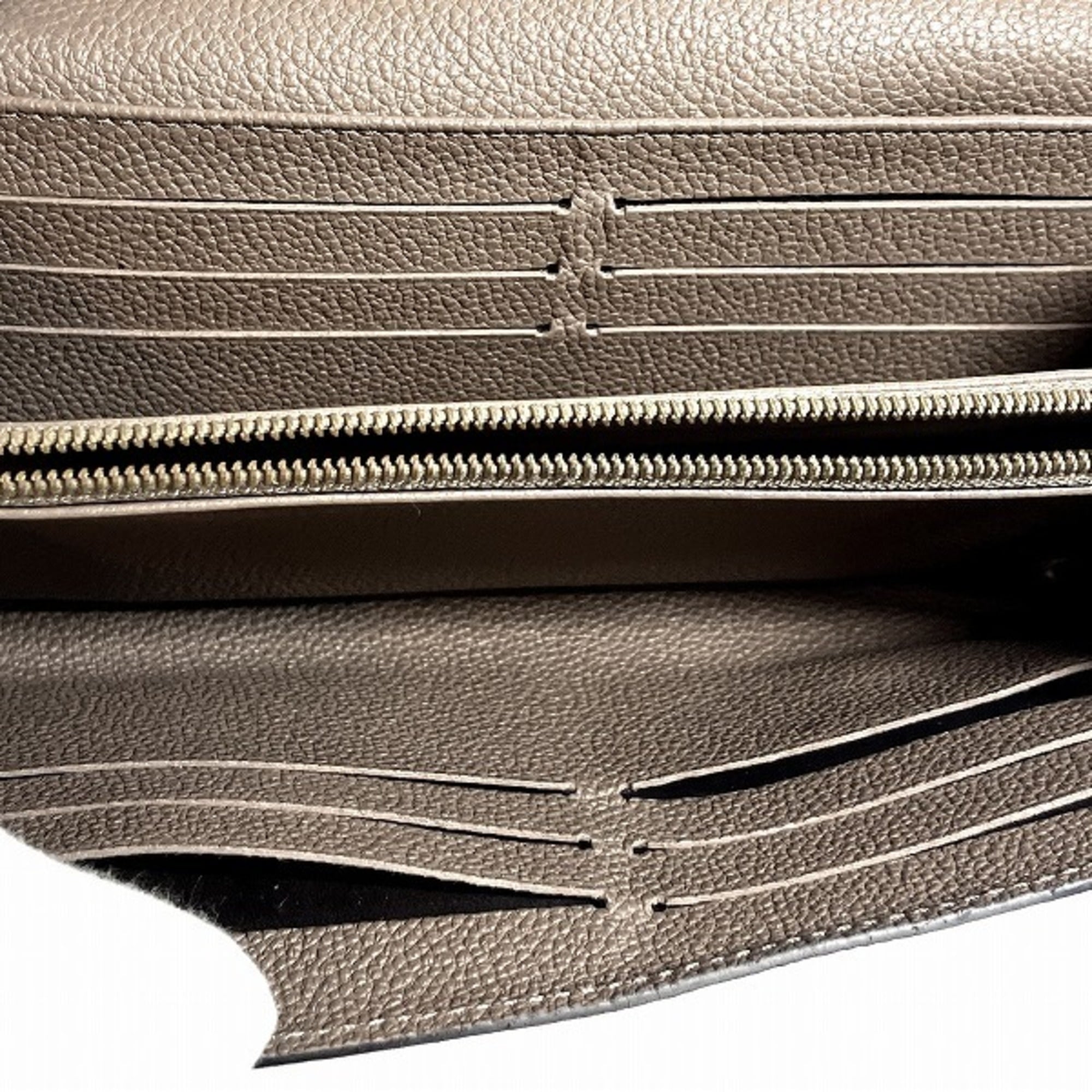 Louis Vuitton Brown Monogram Empreinte Leather Wallet (Bi-Fold) (Pre-Owned)