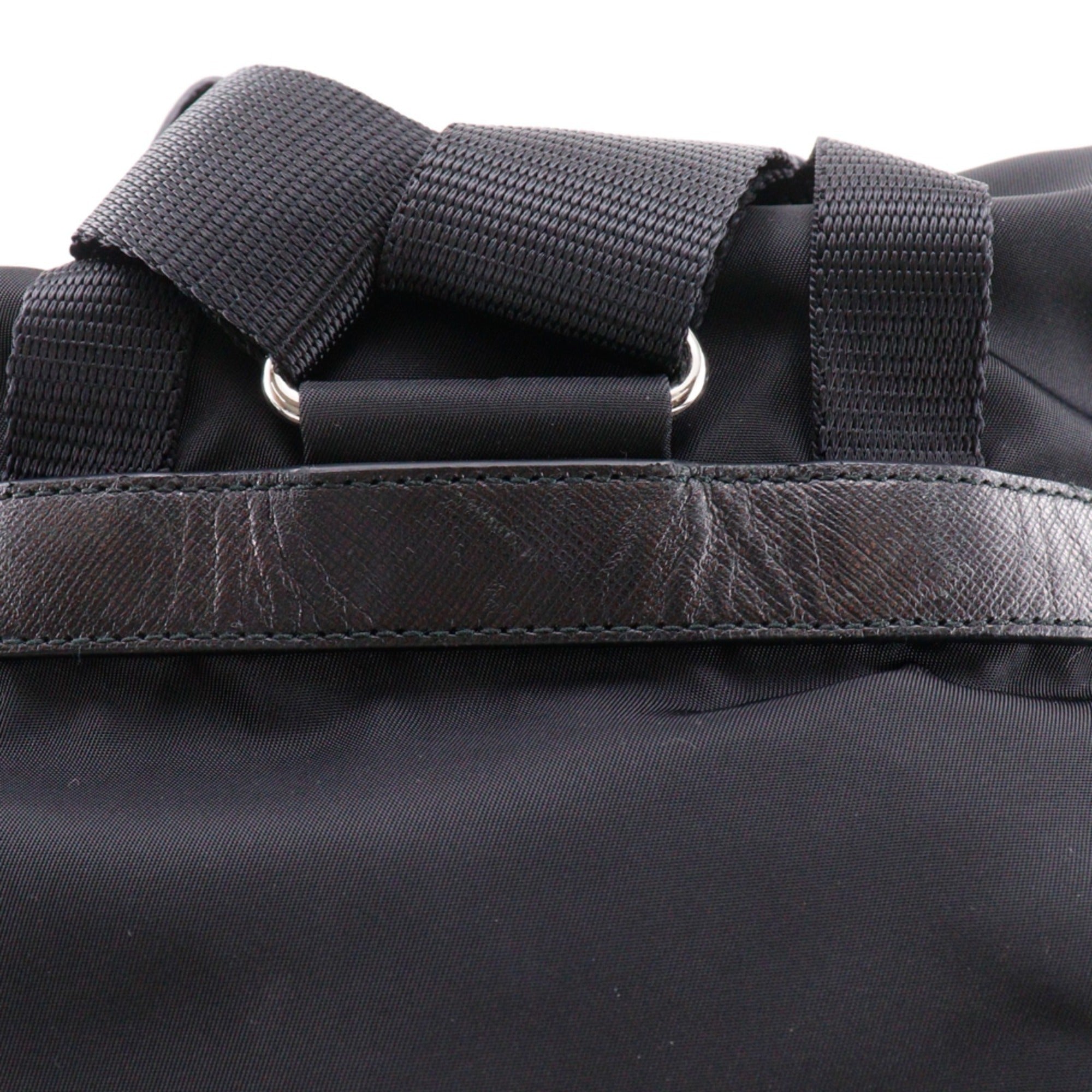 Prada Black Nero Nylon Backpack (Pre-Owned)