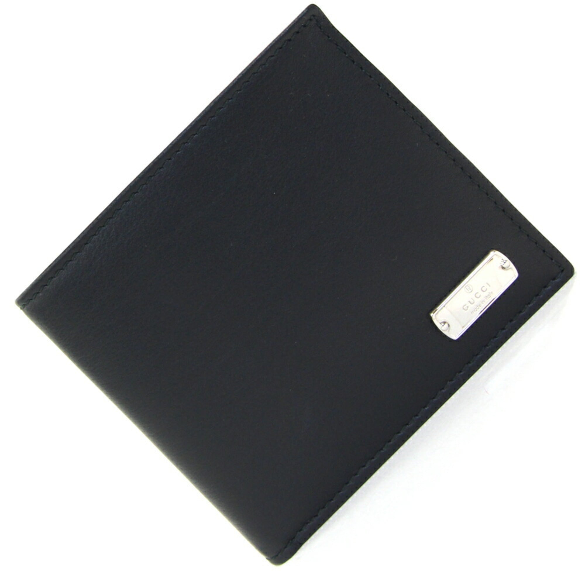 Gucci Black Leather Wallet (Bi-Fold) (Pre-Owned)