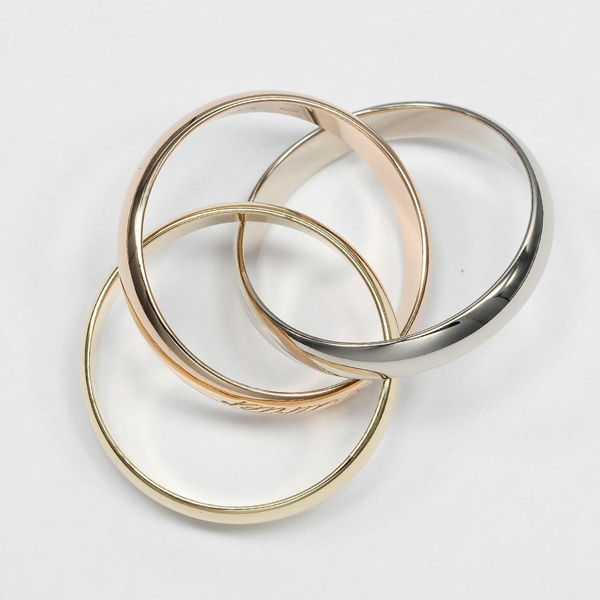 Cartier Yellow Gold (18K) Pink Gold (18K) White Gold (18K) Band Ring (Pre-Owned)