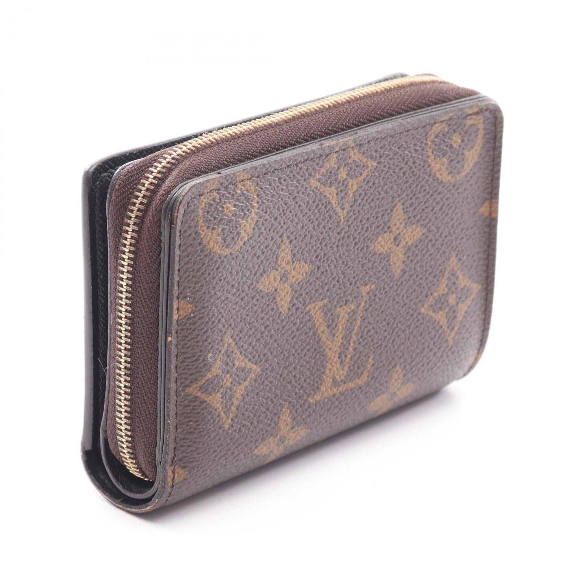 Louis Vuitton Monogram Reverse Brown Coated Canvas Wallet (Bi-Fold) (Pre-Owned)