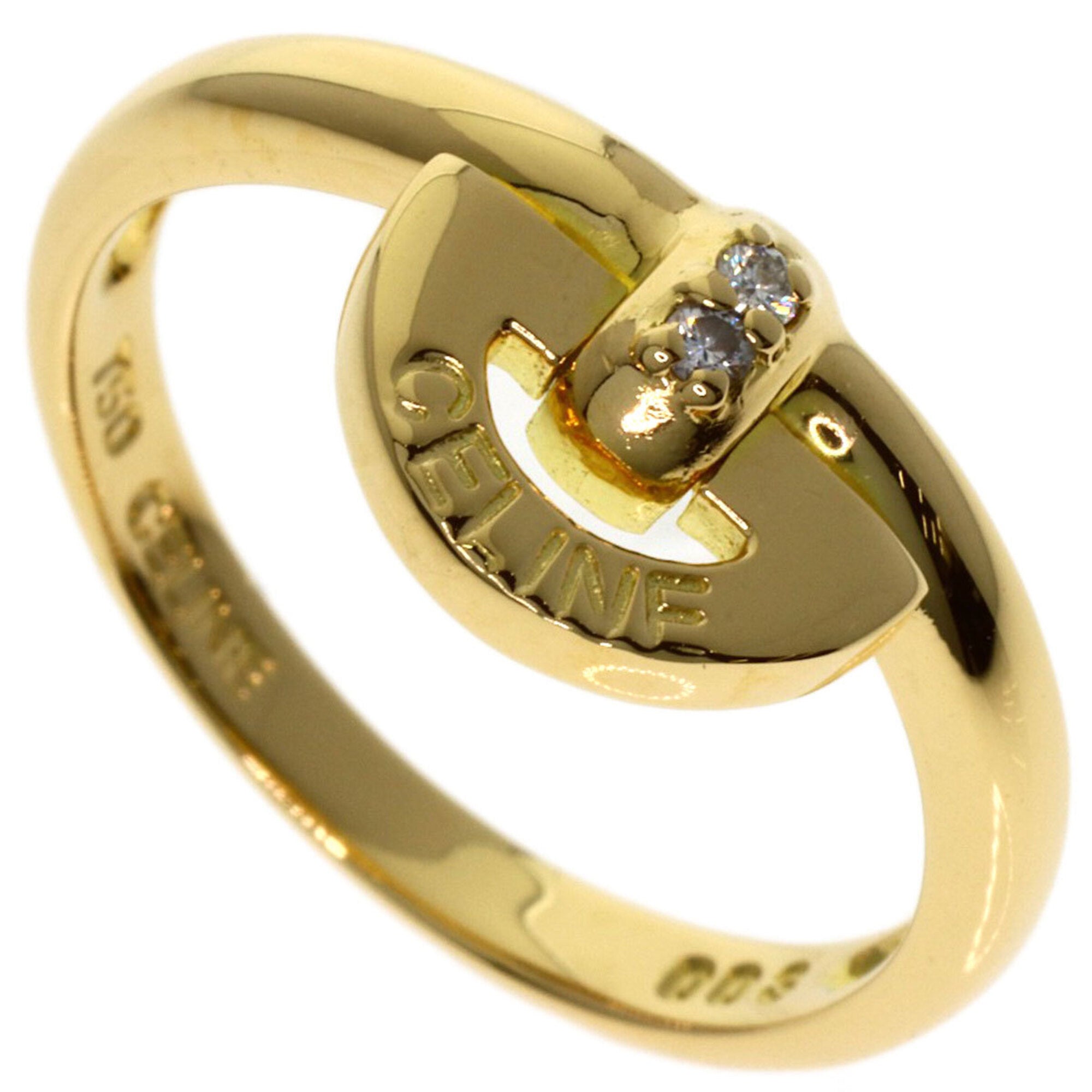 Celine Yellow Gold (18K) Band Ring (Pre-Owned)