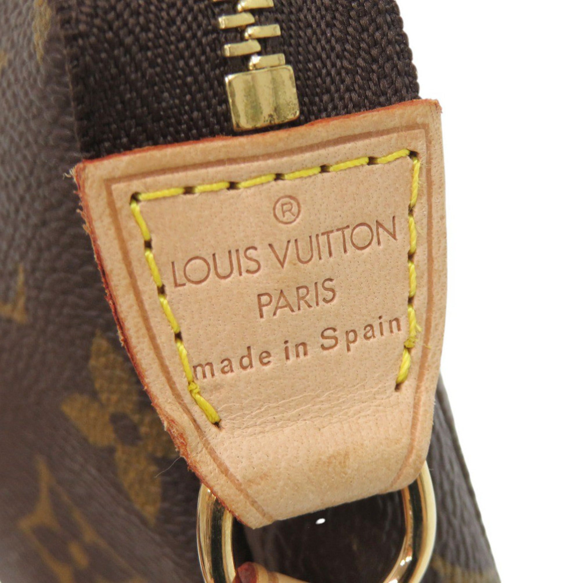 Louis Vuitton Brown Monogram Monogram Handbag Pochette Pouch (Pre-Owned)