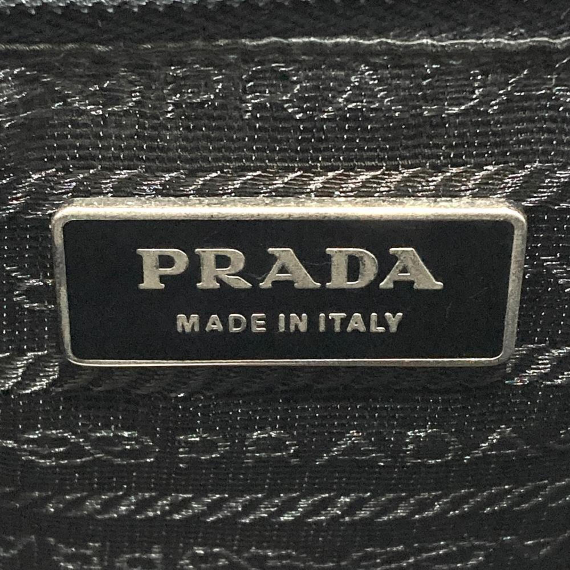 Prada Black Leather Handbag (Pre-Owned)