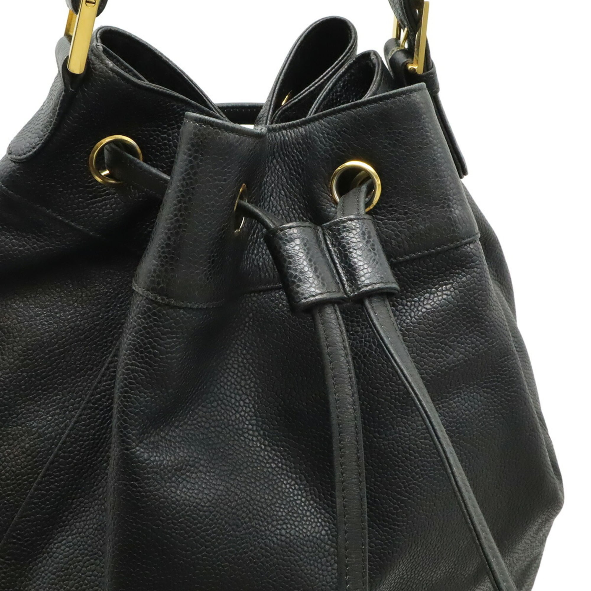 Chanel Black Grained Calfskin Backpack (Pre-Owned)