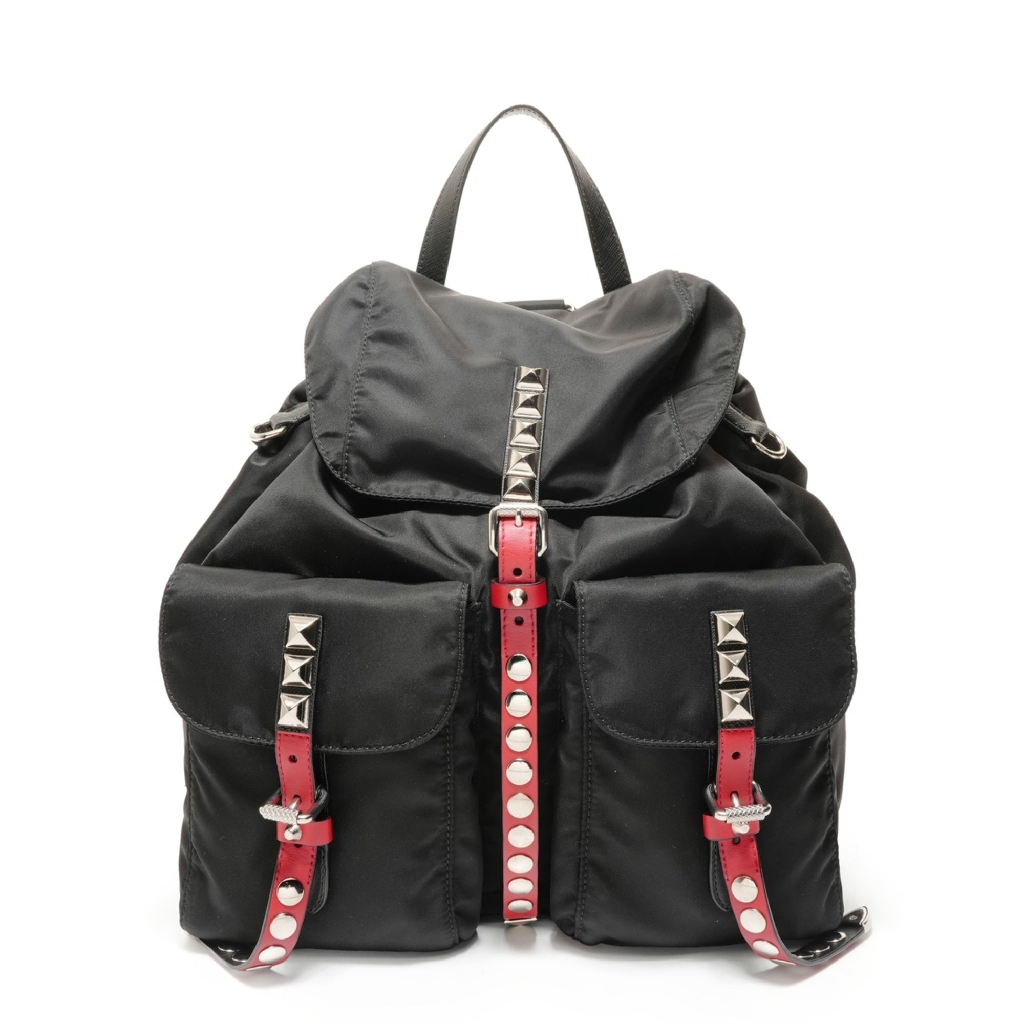 Prada Black Nylon Backpack (Pre-Owned)