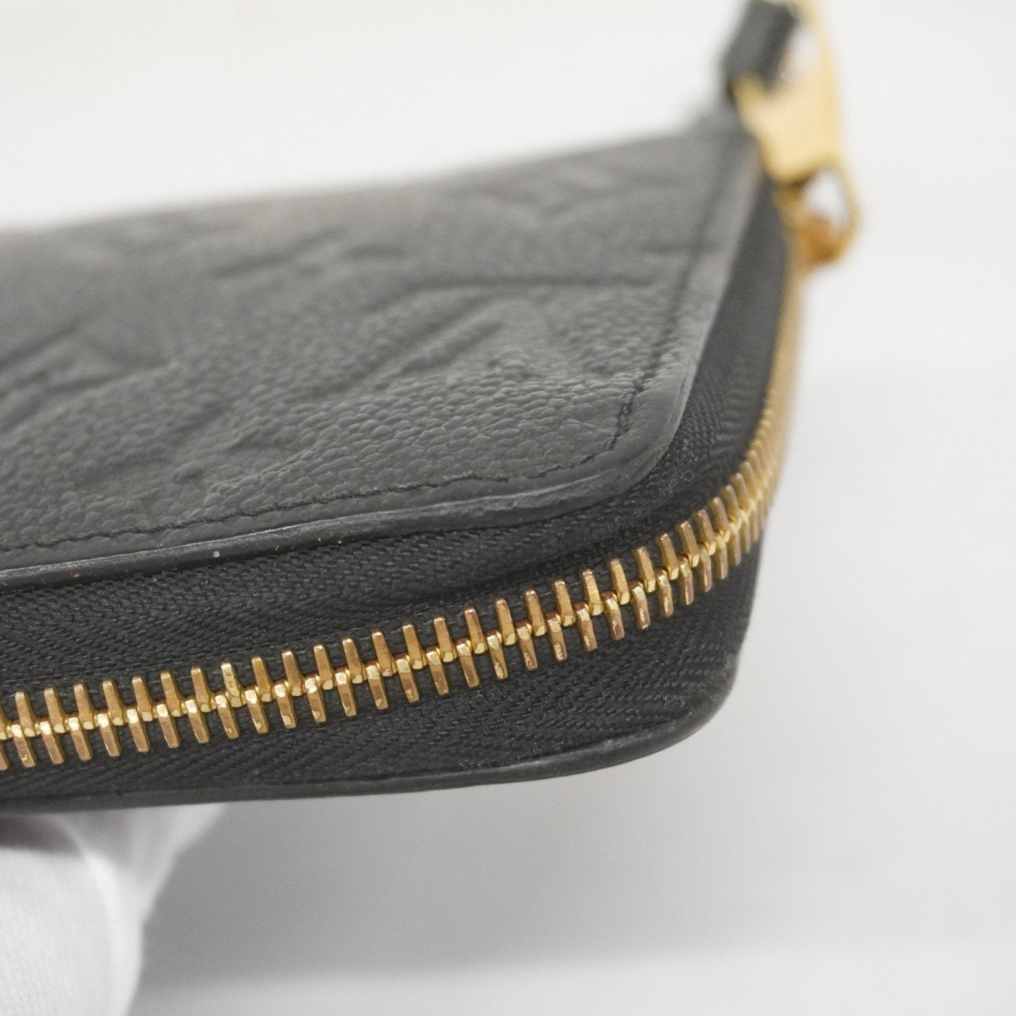 Louis Vuitton Noir Long Wallet (Bi-Fold) (Pre-Owned)