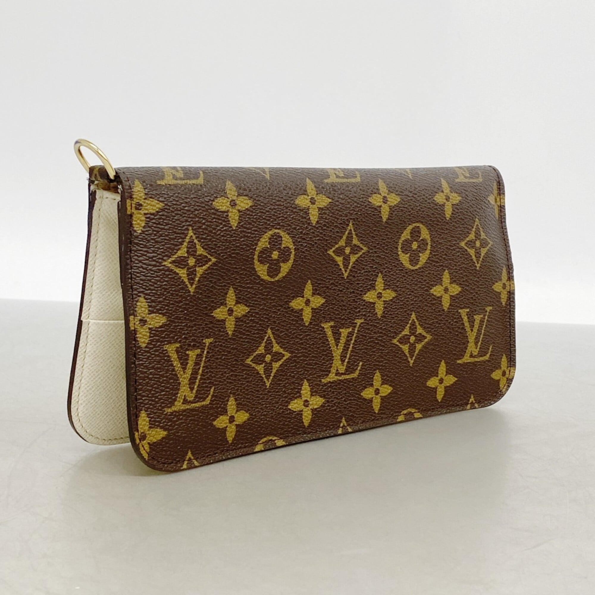 Louis Vuitton Lv Off White Long Wallet (Bi-Fold) (Pre-Owned)