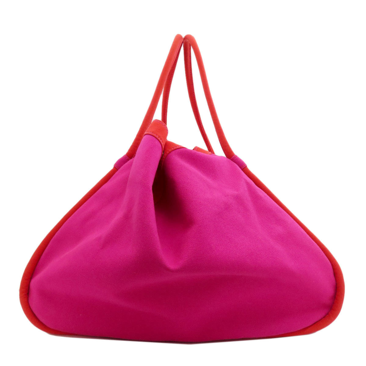 Hermes Pink Canvas Tote Bag (Pre-Owned)