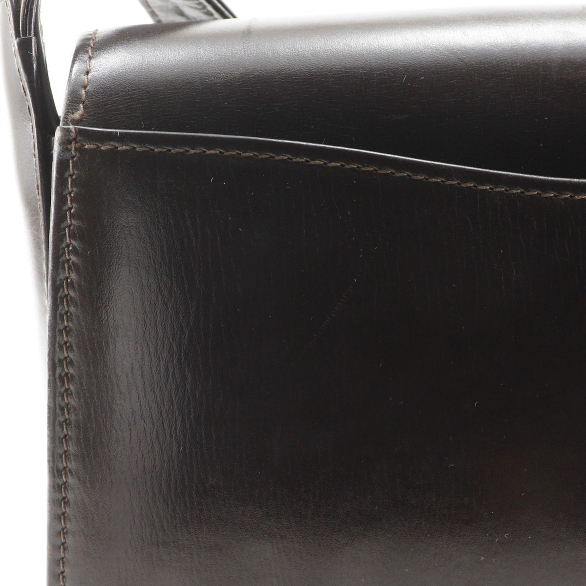Gucci Brown Leather Shoulder Bag (Pre-Owned)