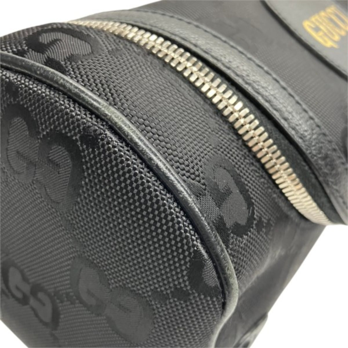 Gucci Black Pvc Canvas Handbag (Pre-Owned)