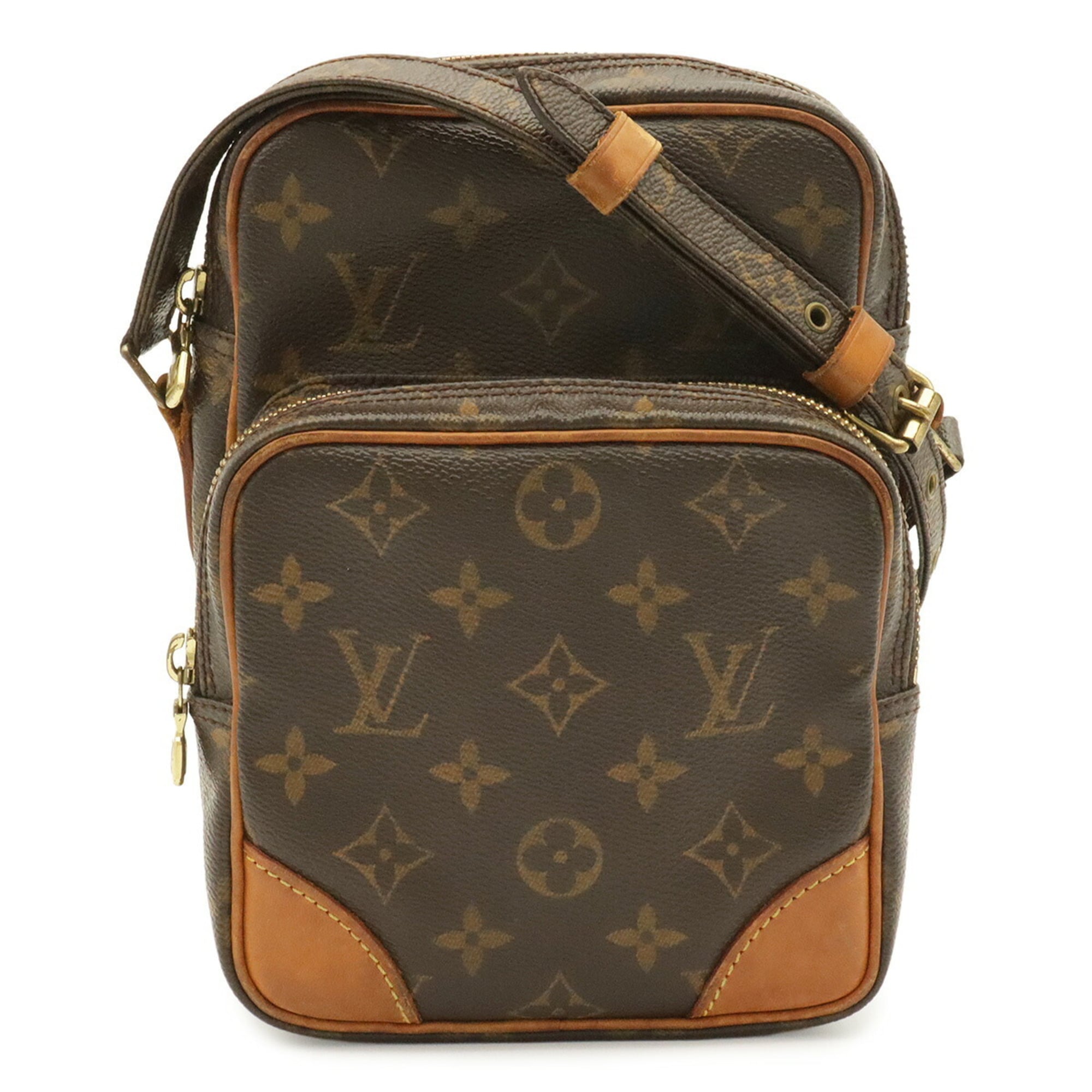 Louis Vuitton Brown Monogram Canvas Pochette Shoulder Bag (Pre-Owned)