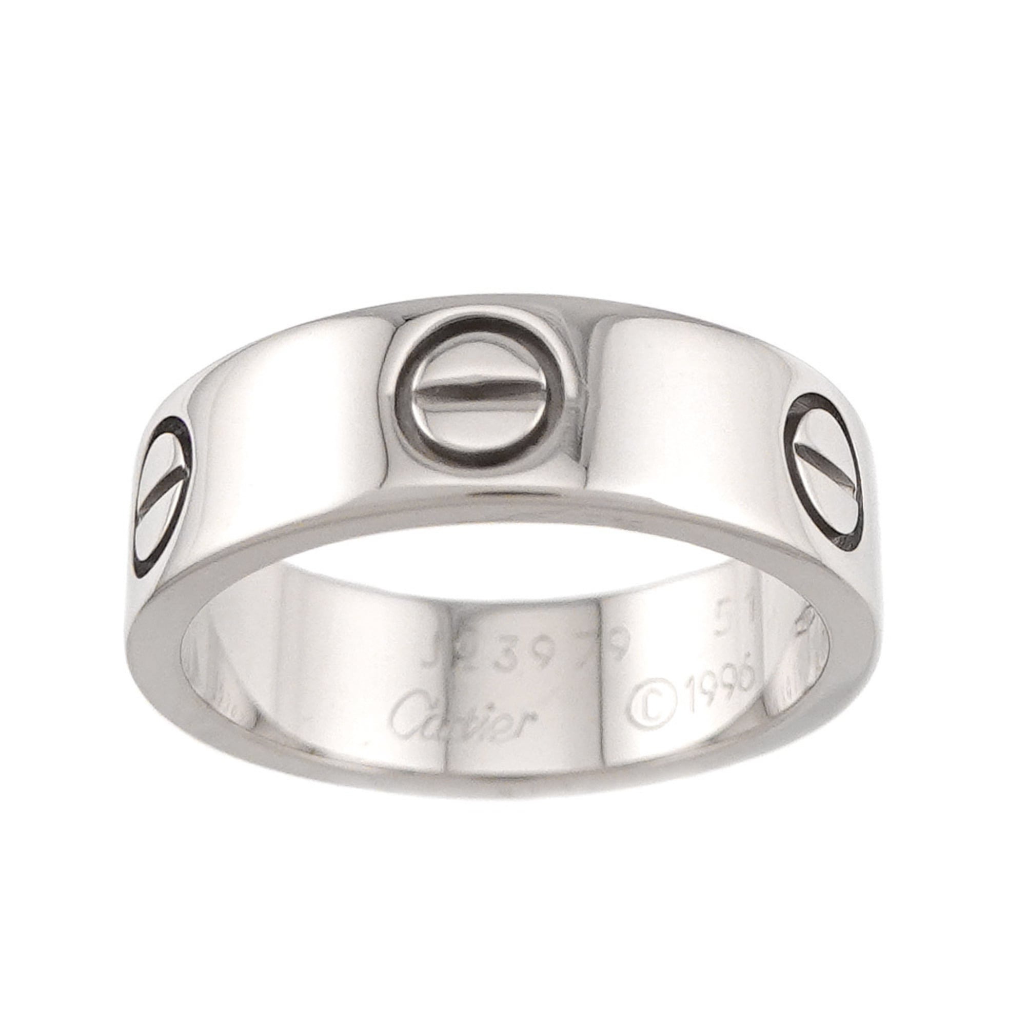 Cartier White Gold (18K) Band Ring (Pre-Owned)