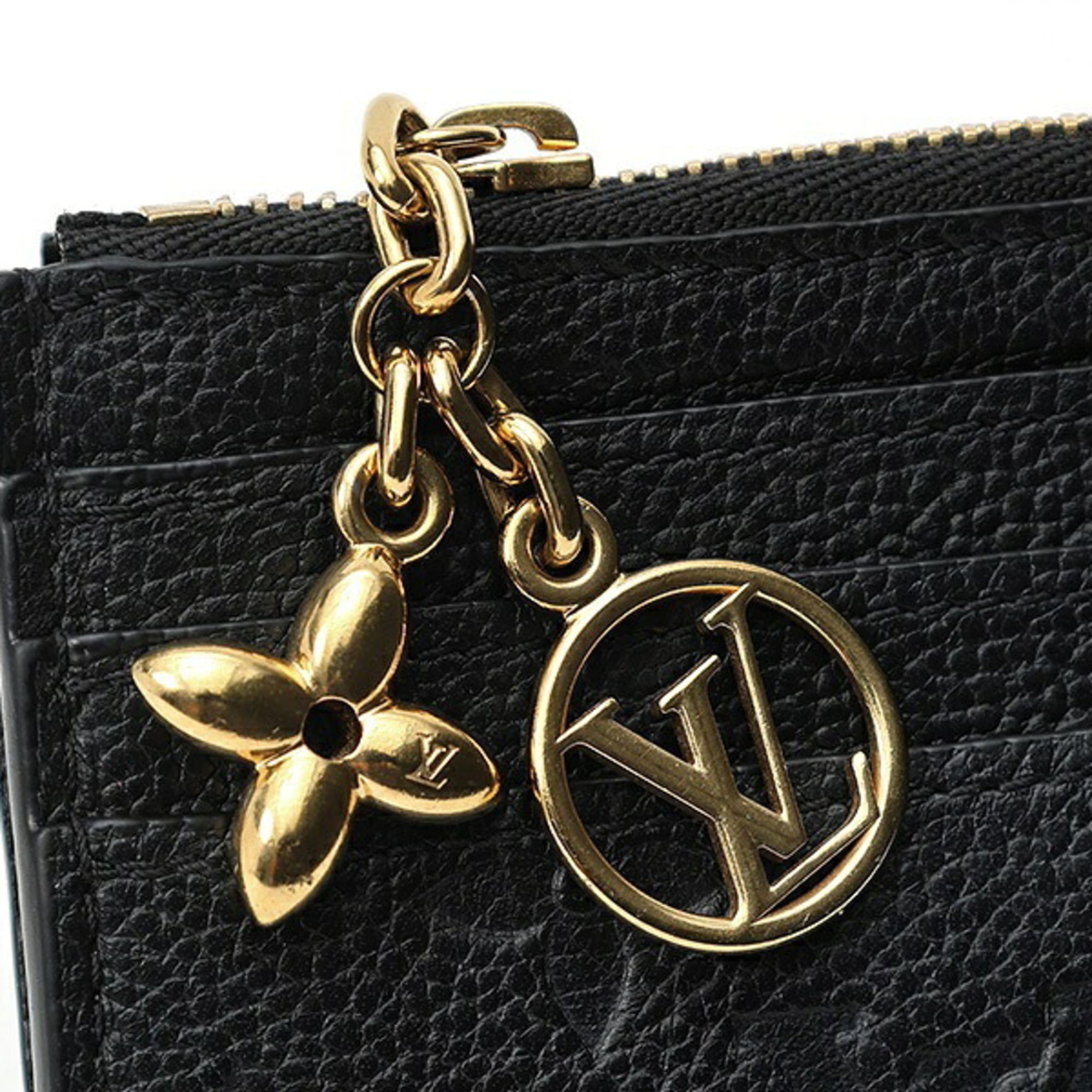 Louis Vuitton Black Monogram Empreinte Leather Coin Purse/Coin Case (Pre-Owned)