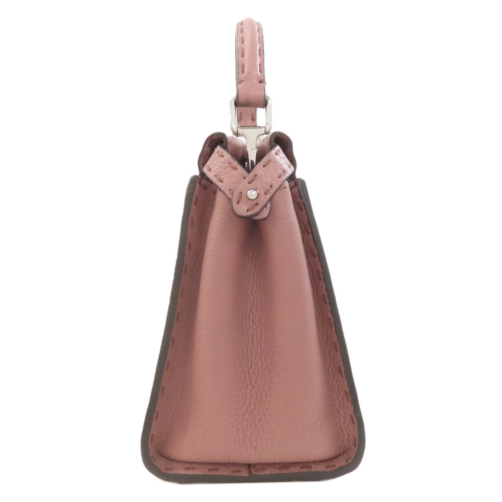 Fendi Pink Leather Handbag (Pre-Owned)