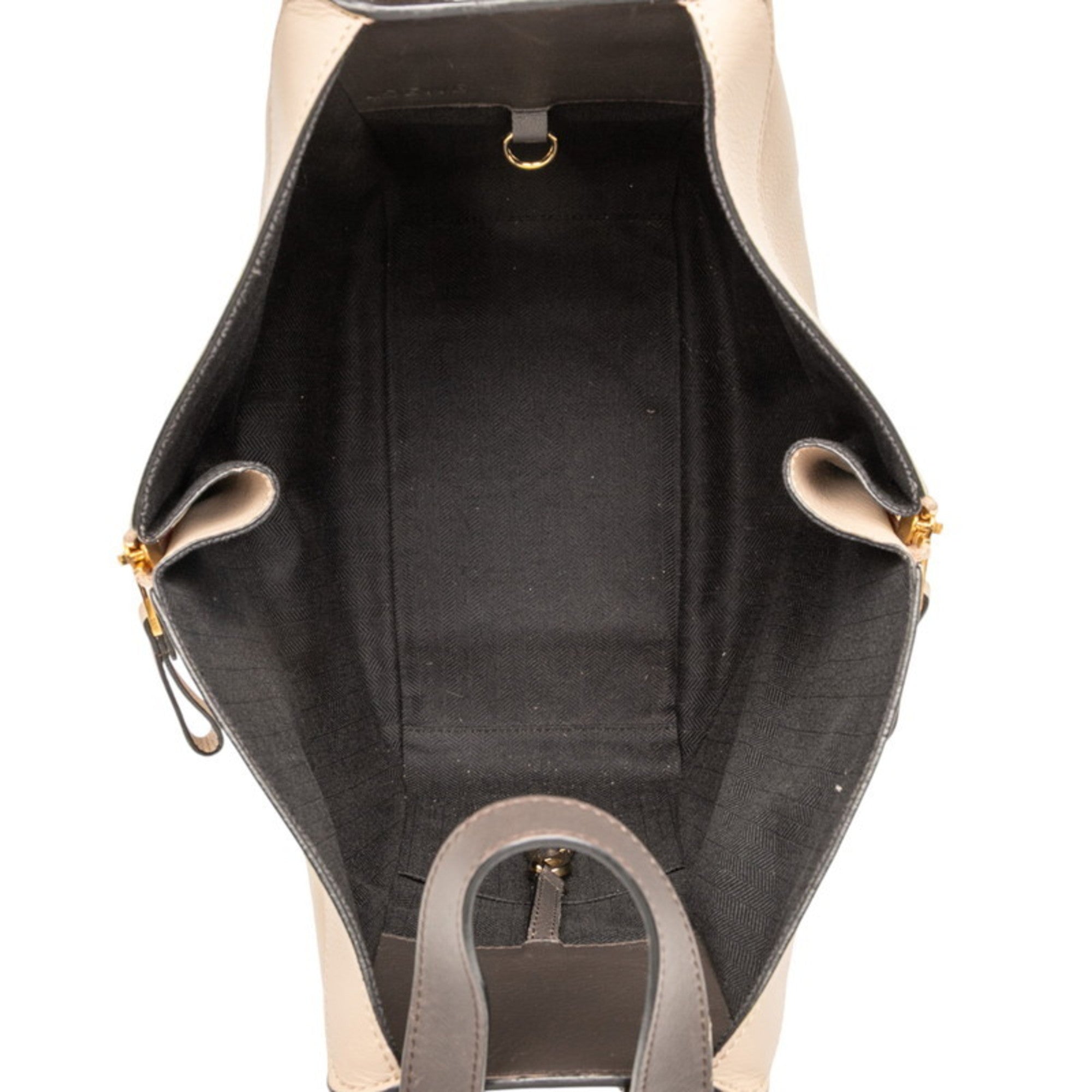 Loewe Beige Brown Leather Handbag Shoulder Bag (Pre-Owned)