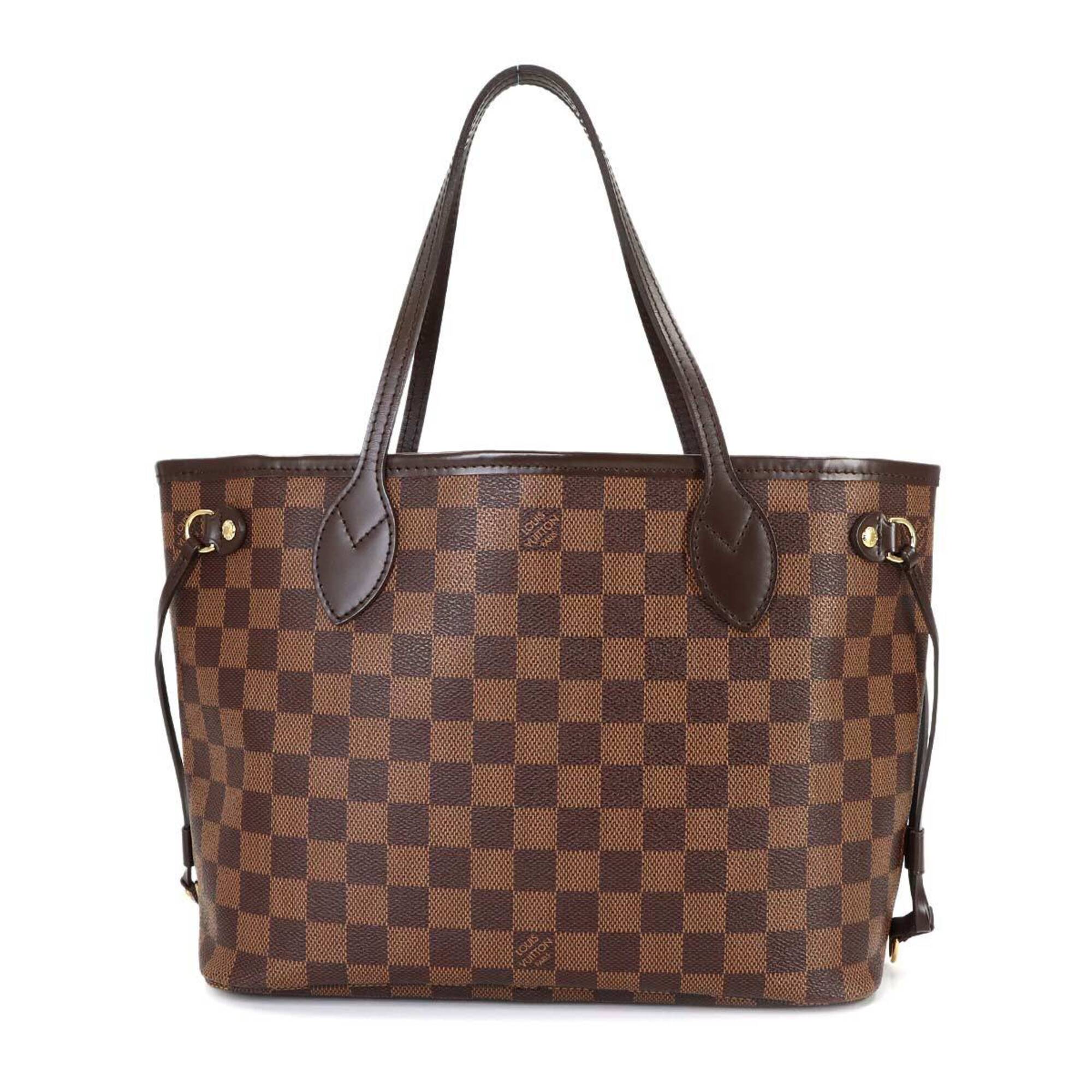 Louis Vuitton Brown Damier Canvas Ebene Damier Canvas Handbag Tote Bag (Pre-Owned)