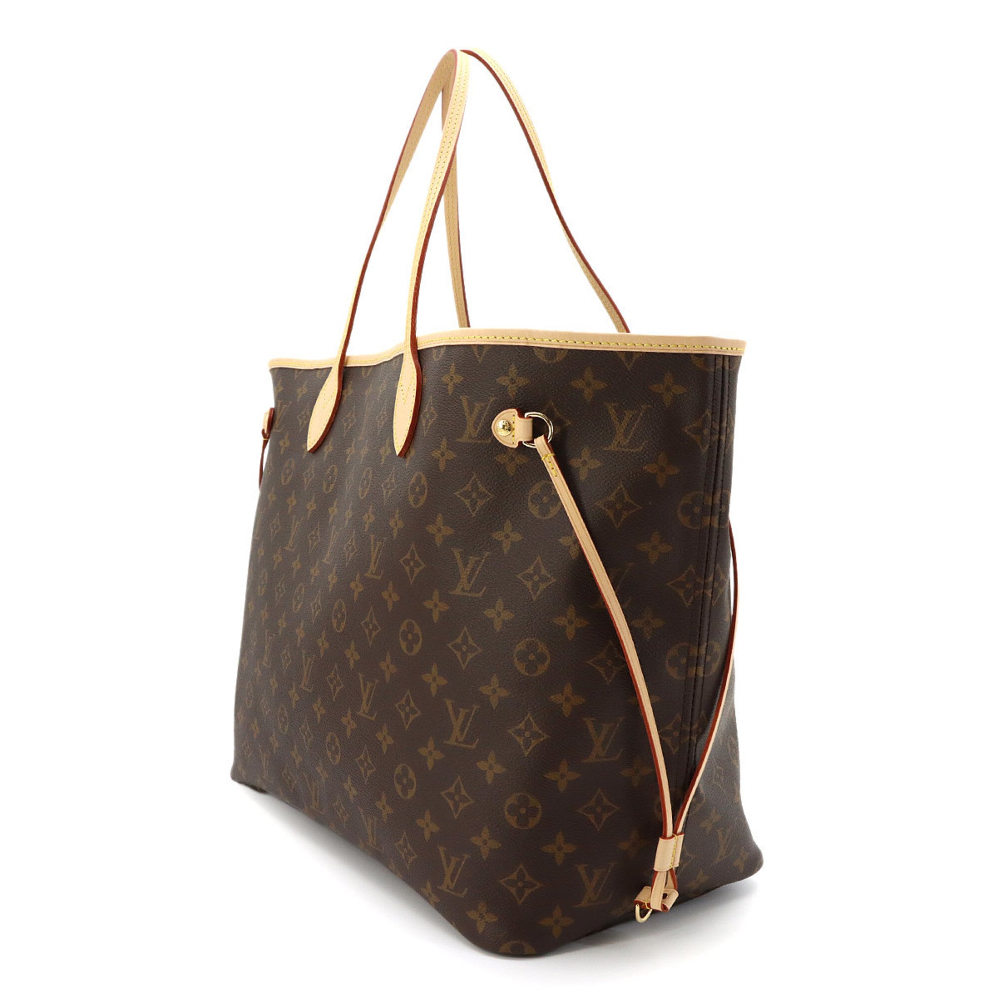 Louis Vuitton Beige Brown Monogram Monogram Handbag Tote Bag (Pre-Owned)