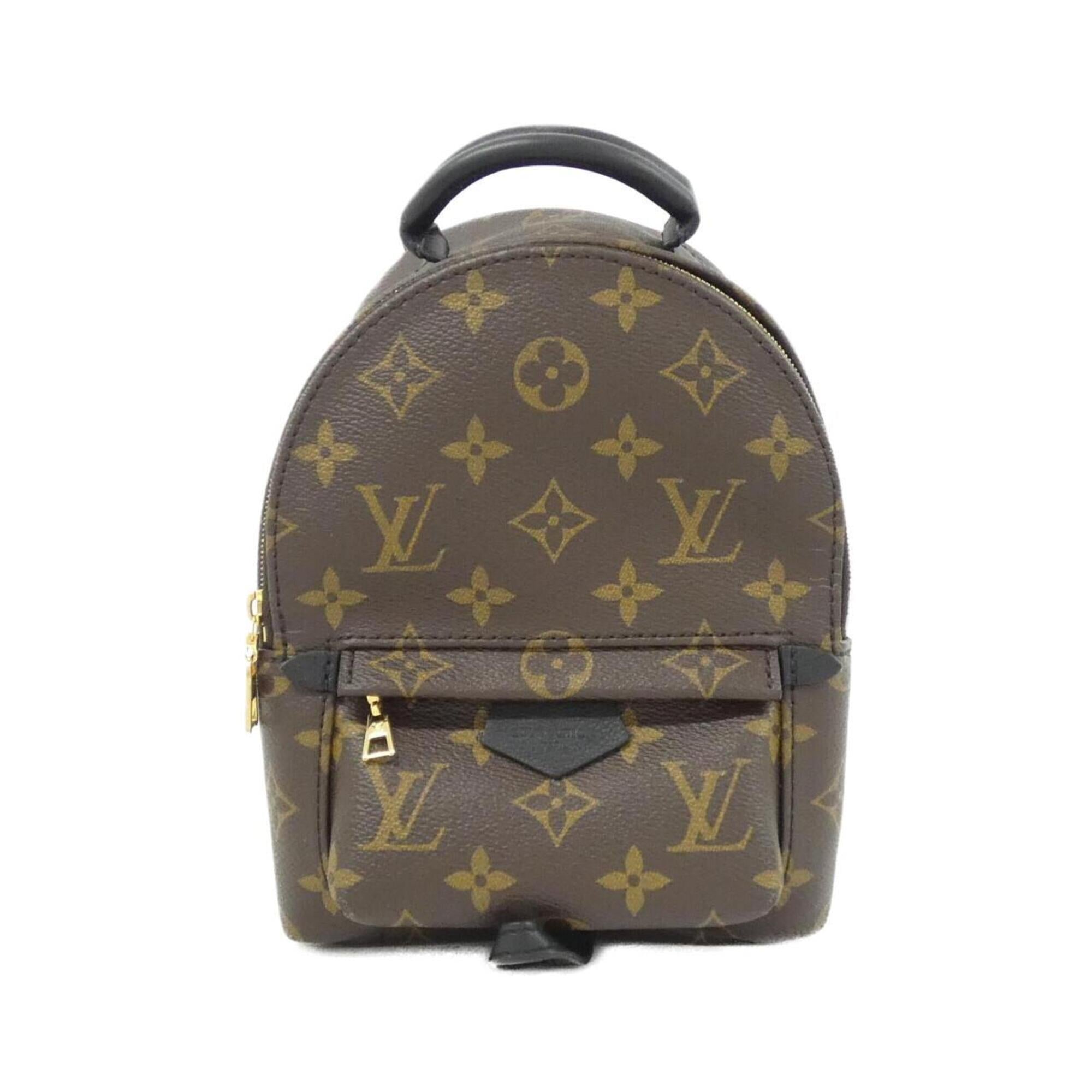 Louis Vuitton Monogram Marron Coated Canvas Backpack (Pre-Owned)