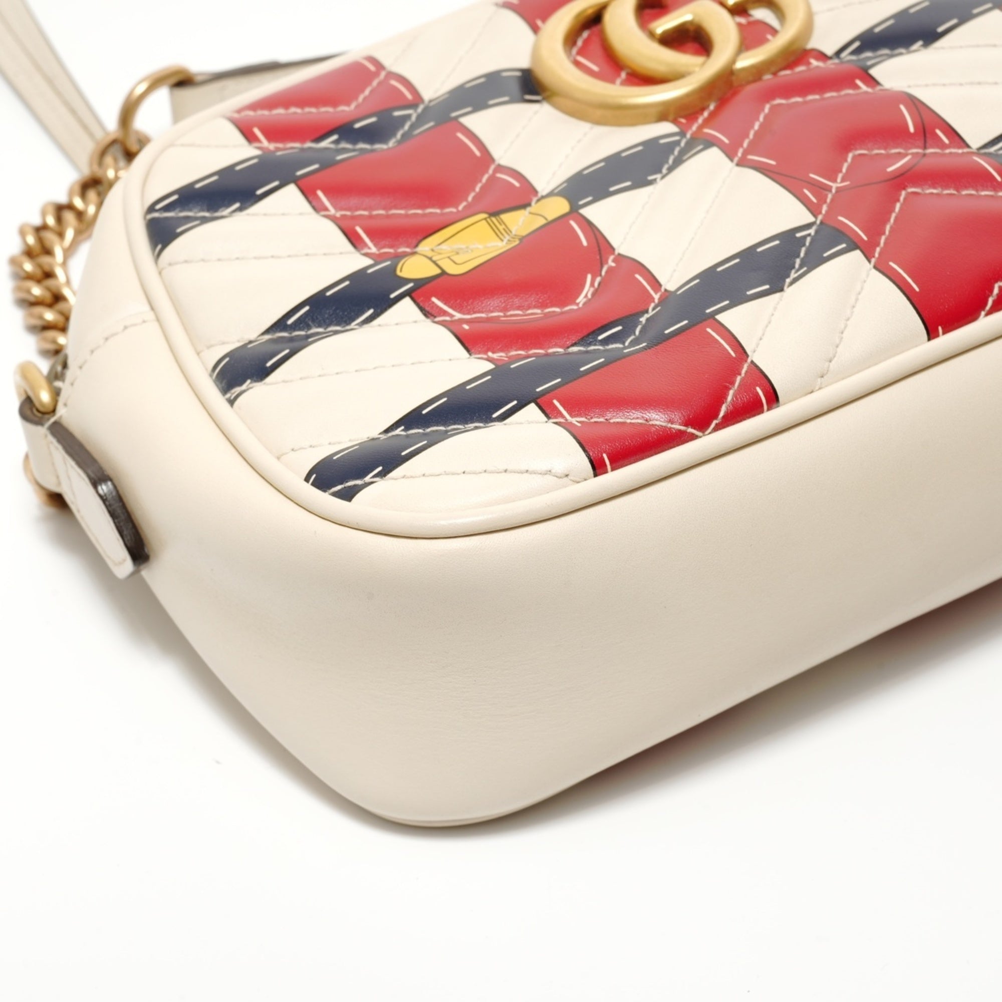 Gucci Gg Marmont Multi-Color Shoulder Bag (Pre-Owned)