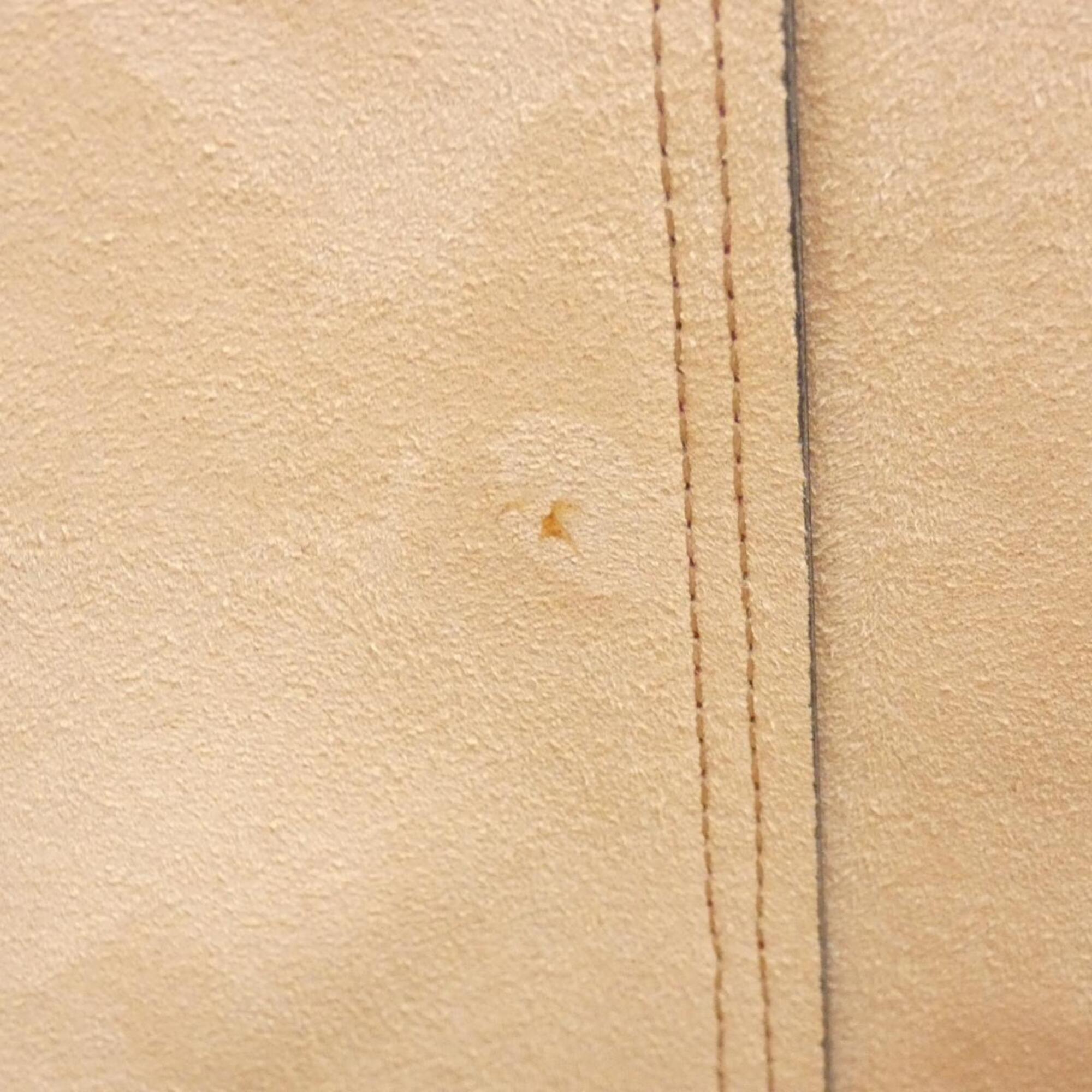 Gucci Beige Red Color Gg Supreme Handbag Pouch (Pre-Owned)