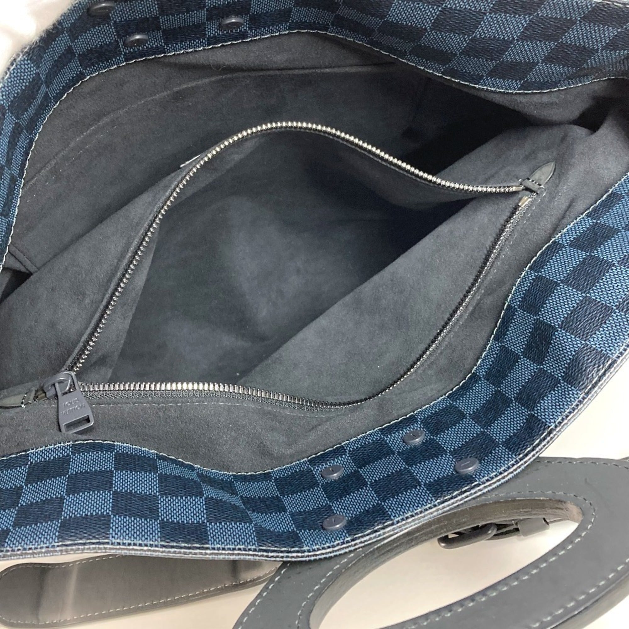 Louis Vuitton Damier Cobalt Navy Handbag Shoulder Bag (Pre-Owned)