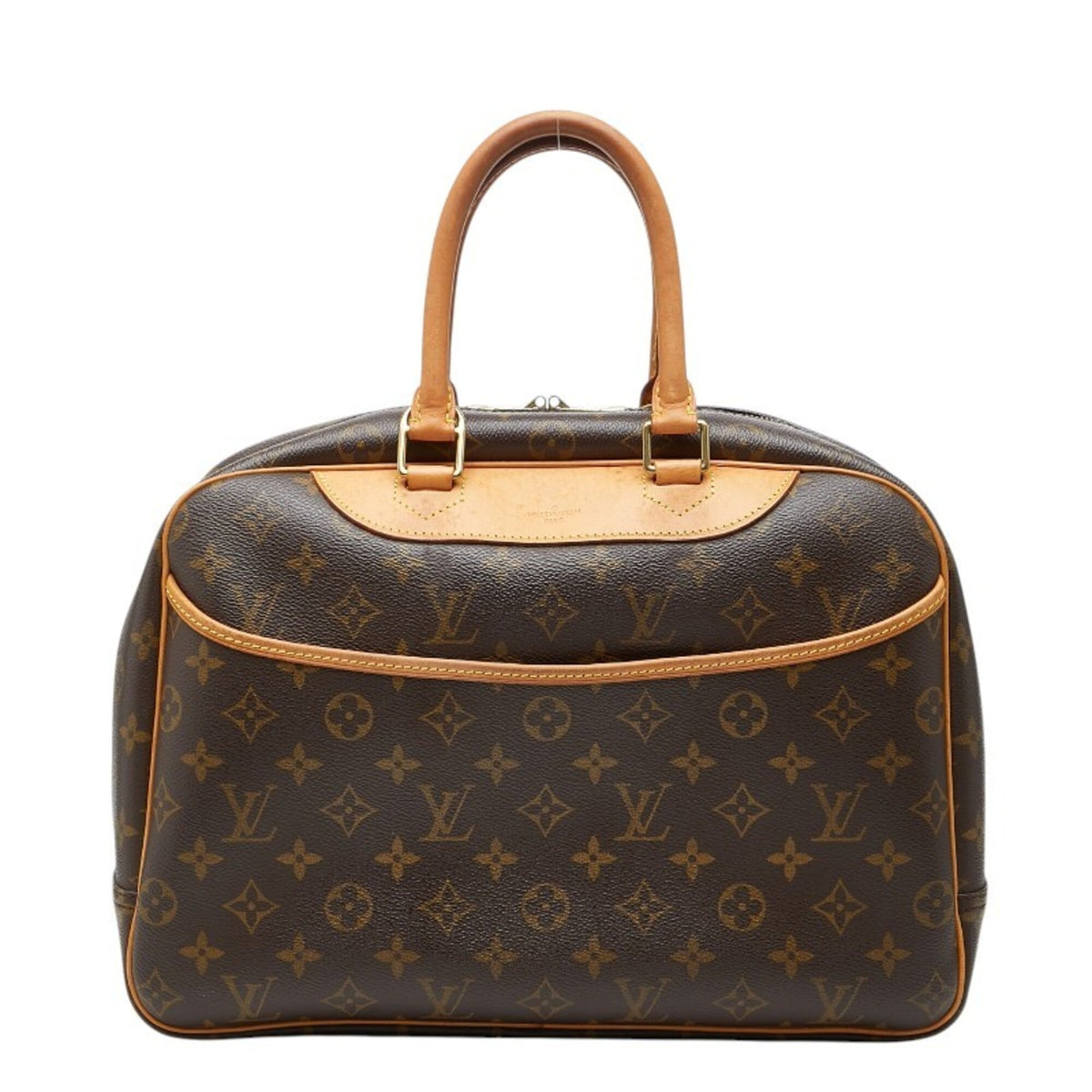 Louis Vuitton Brown Pvc Leather Handbag (Pre-Owned)