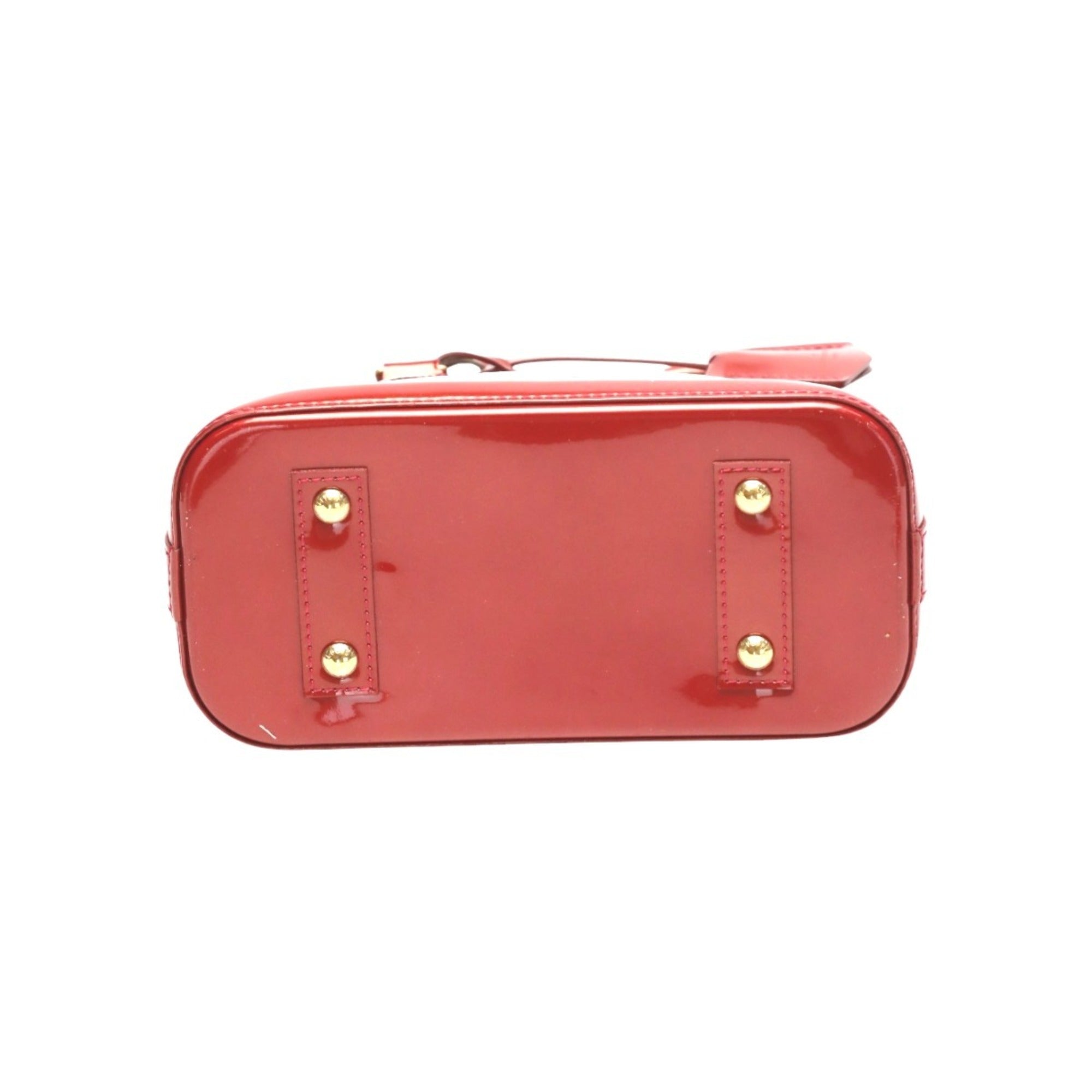 Louis Vuitton Monogram Vernis Red Color Monogram Vernis Handbag (Pre-Owned)