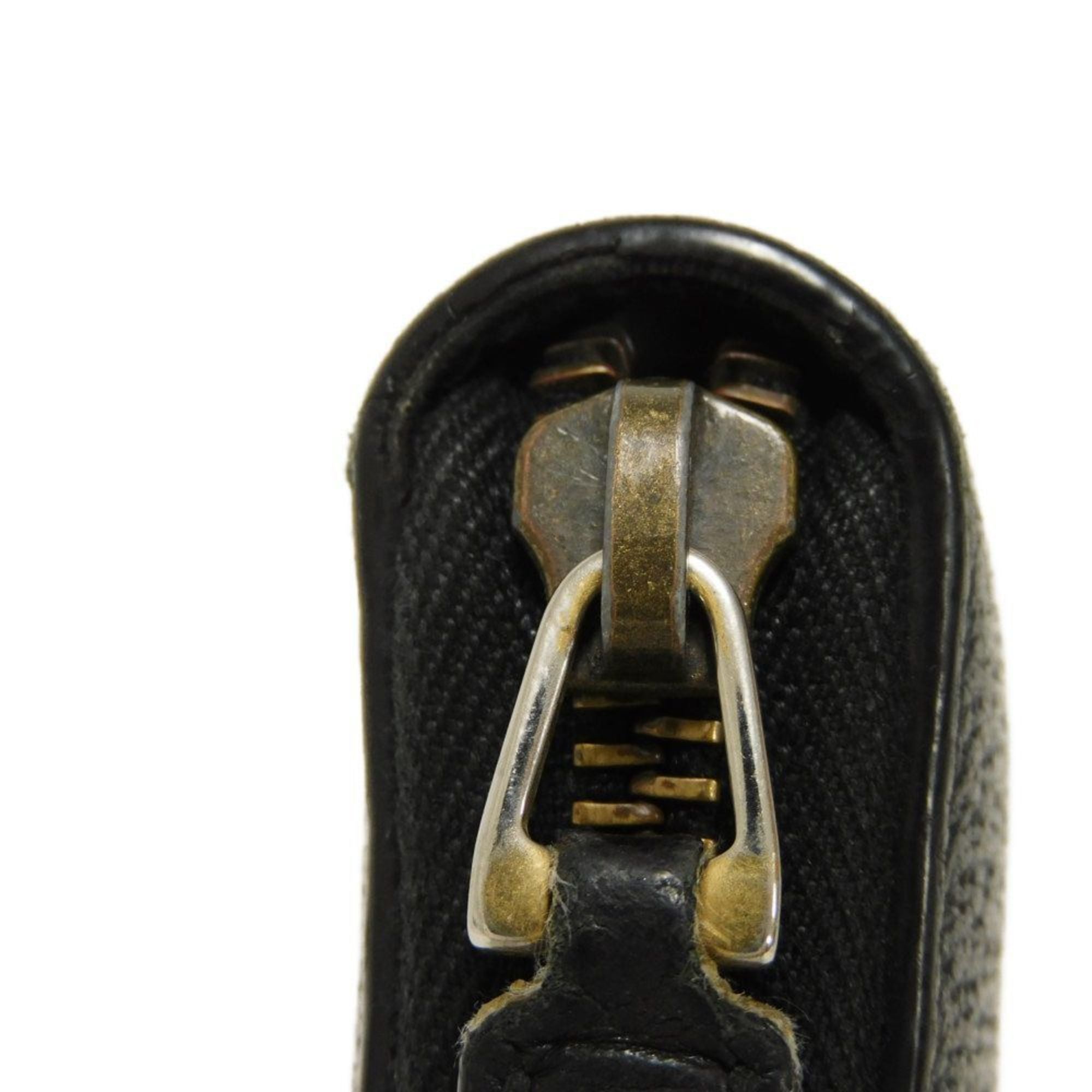 Gucci Black Leather Long Wallet (Bi-Fold) (Pre-Owned)
