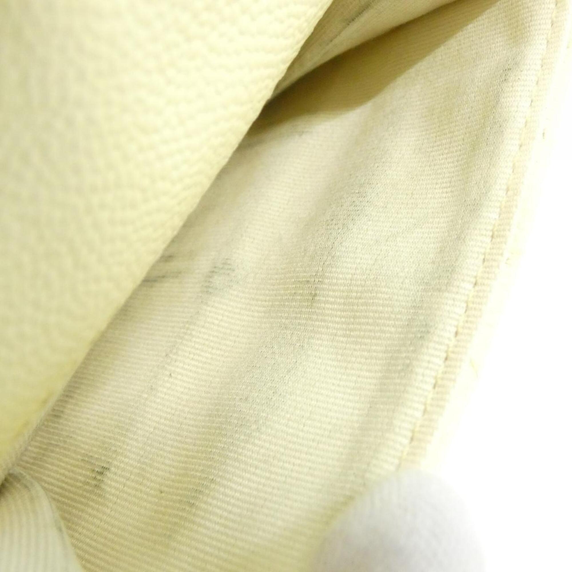 Chanel Yellow Grained Calfskin Wallet (Tri-Fold) (Pre-Owned)