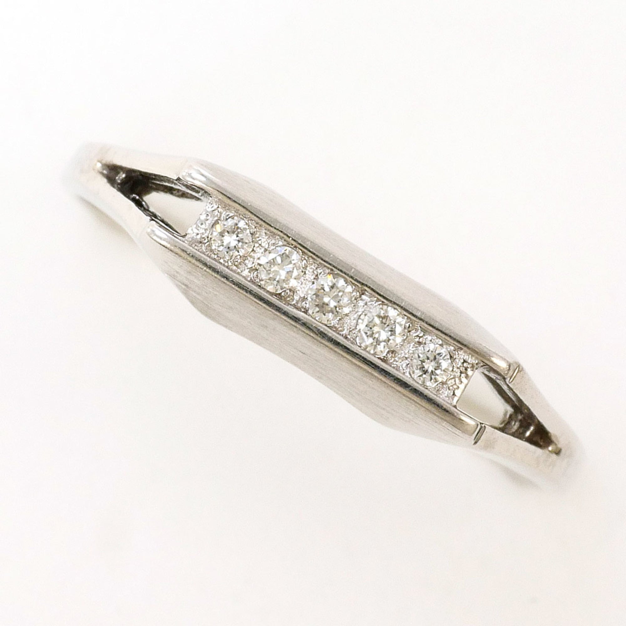 Unbranded White Gold White Gold (14K) Band Ring (Pre-Owned)
