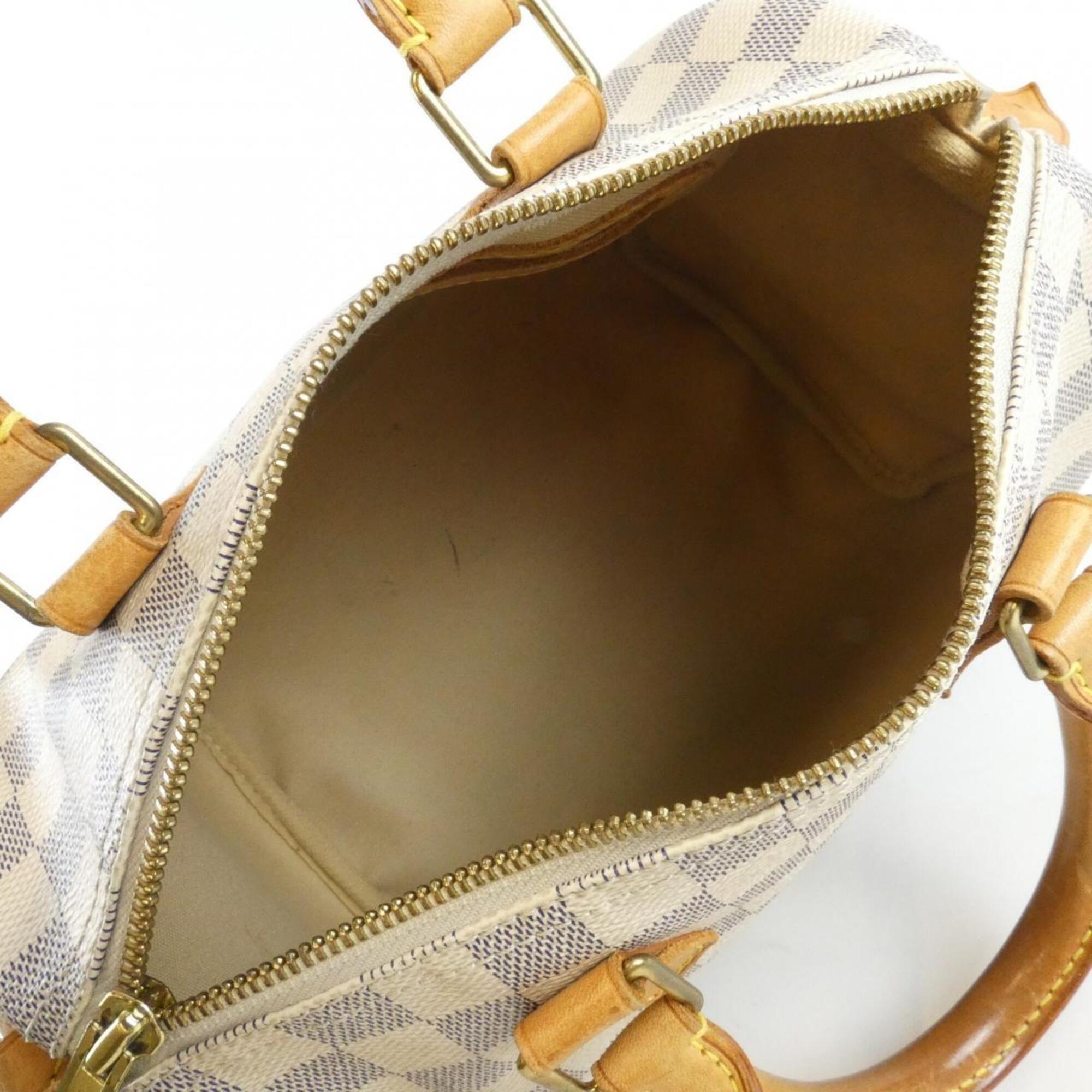 Louis Vuitton Azur Coated Canvas Boston Bag (Pre-Owned)