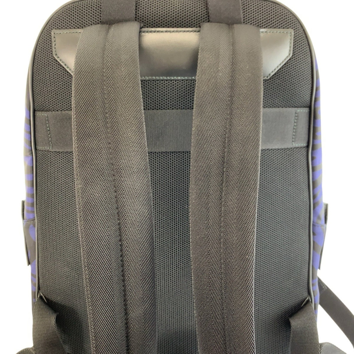 Bally Black Navy Nylon Backpack (Pre-Owned)