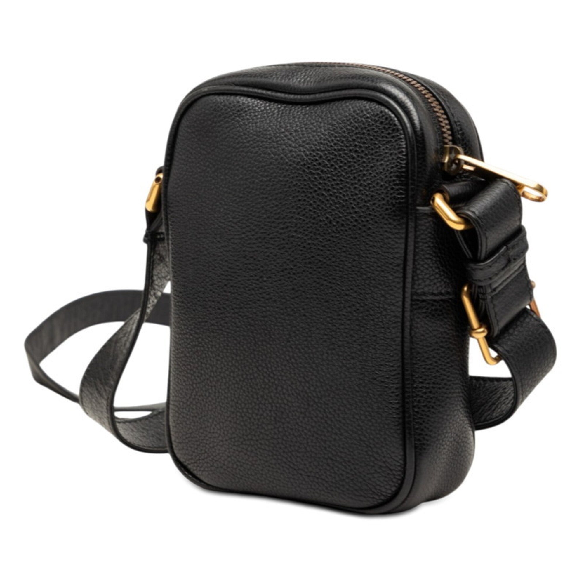 Gucci Black Leather Shoulder Bag (Pre-Owned)