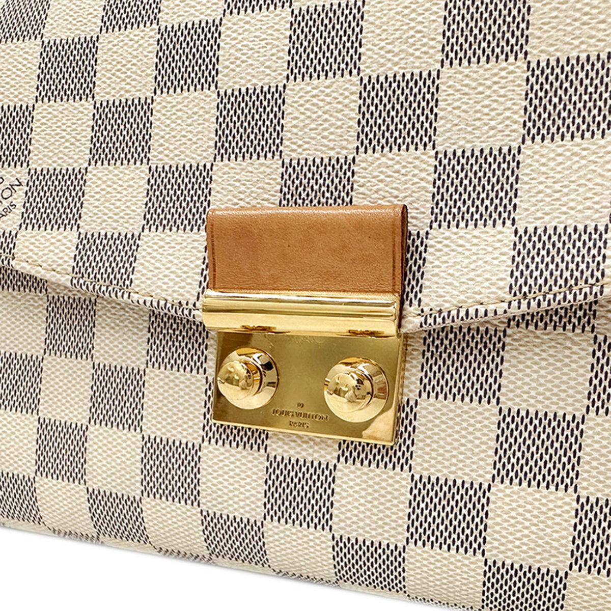 Louis Vuitton Damier Azur Damier Azur Canvas Handbag Shoulder Bag (Pre-Owned)